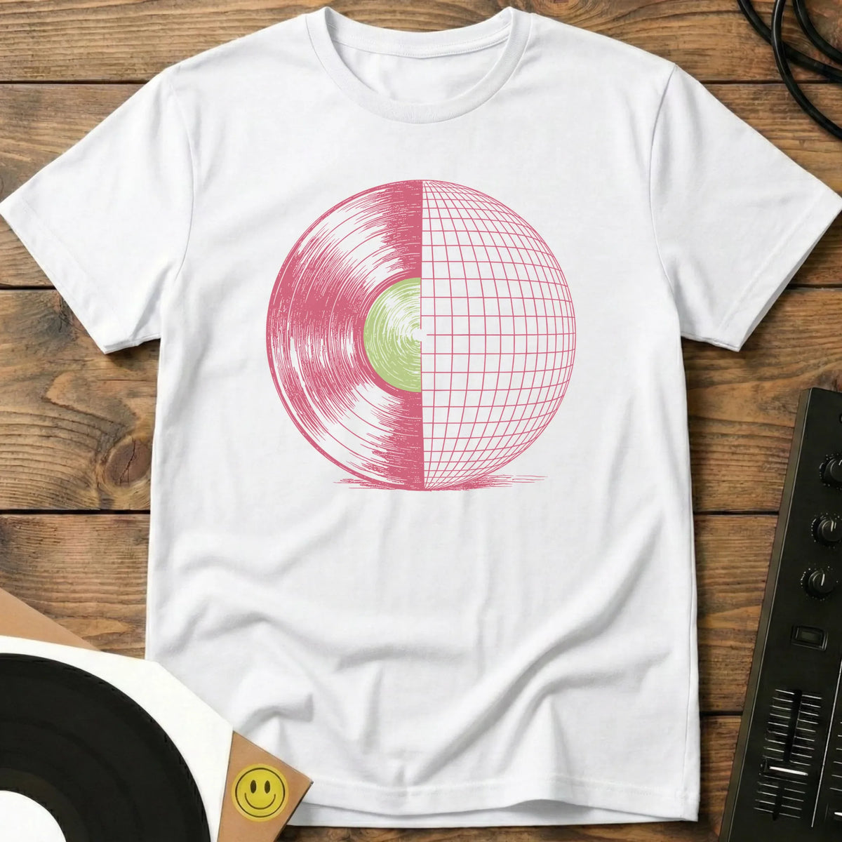Mirror Groove T-Shirt White / S Mirror Groove T-Shirt
