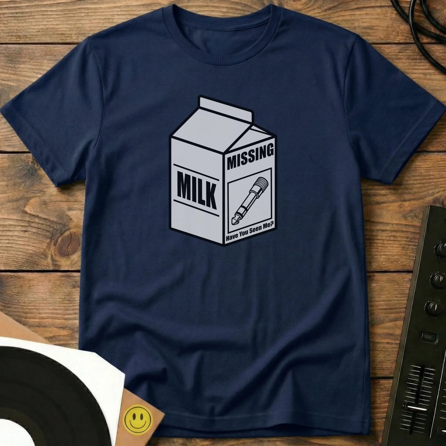 Missing Headphone Jack T-Shirt Navy / S Missing Headphone Jack T-Shirt