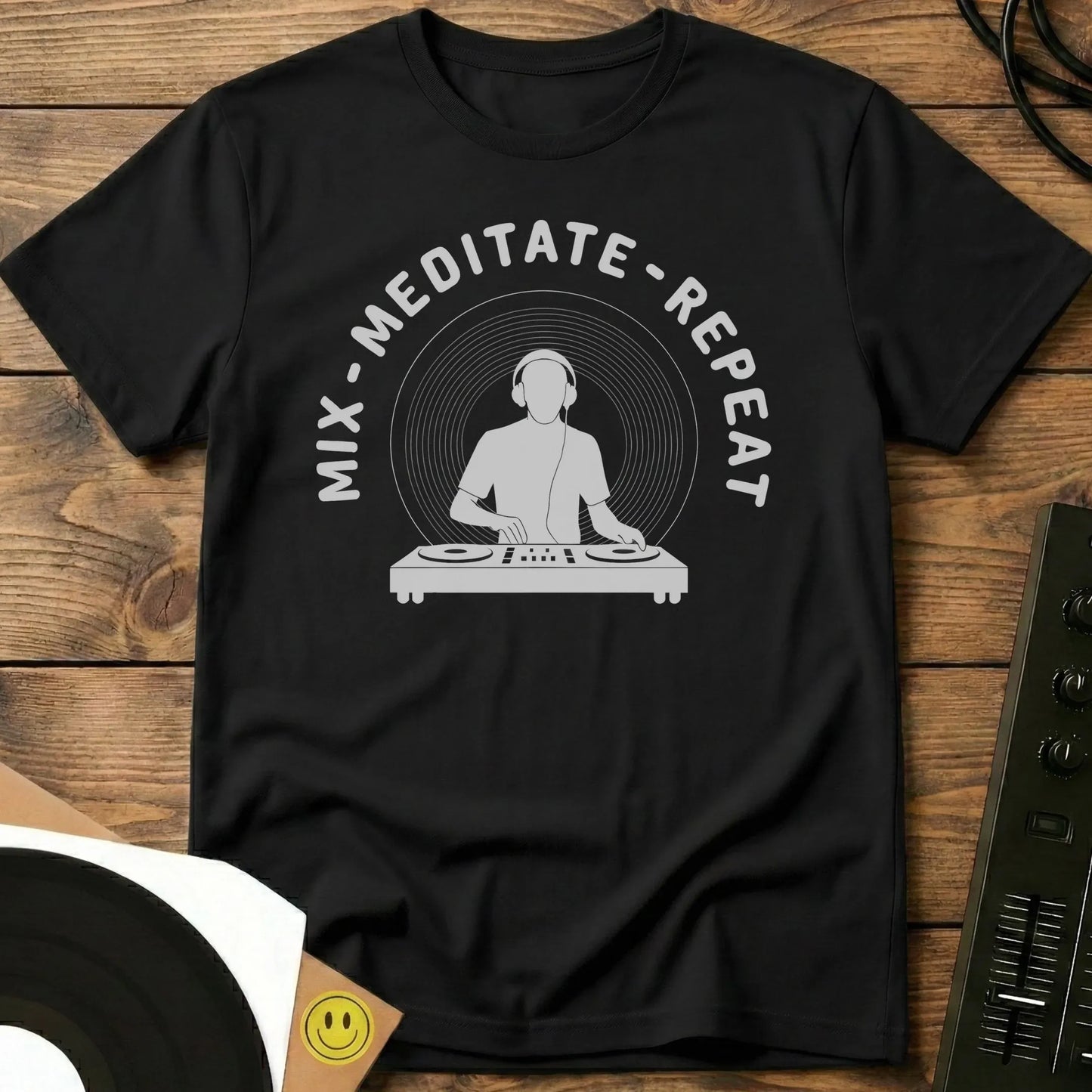 Mix Meditate Repeat T-Shirt Black / S Mix Meditate Repeat T-Shirt