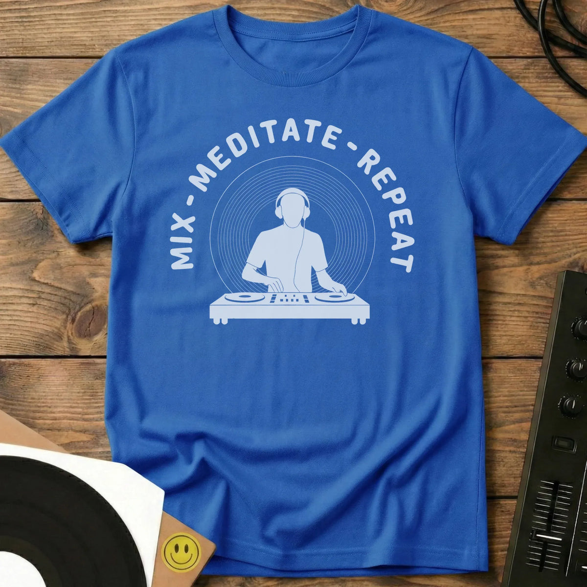 Mix Meditate Repeat T-Shirt Royal / S Mix Meditate Repeat T-Shirt