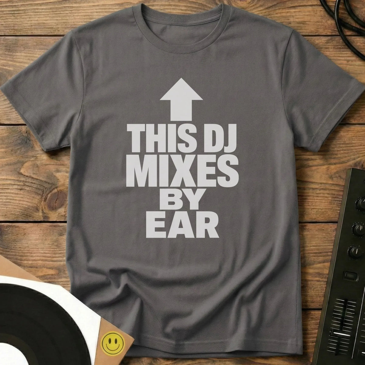 Mixes By Ear t-shirt in Charcoal