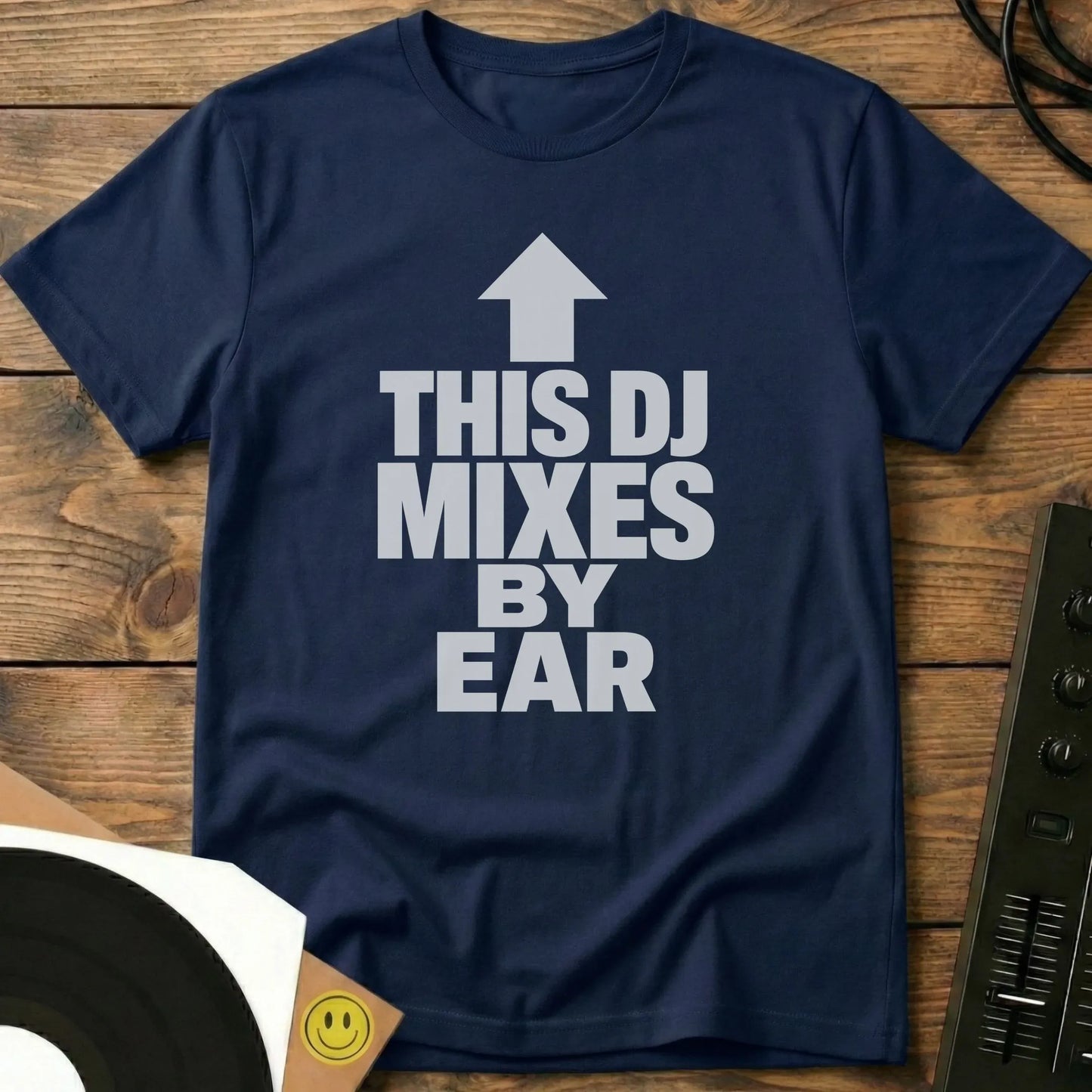 Mixes By Ear White T-Shirt Navy / S Mixes By Ear White T-Shirt