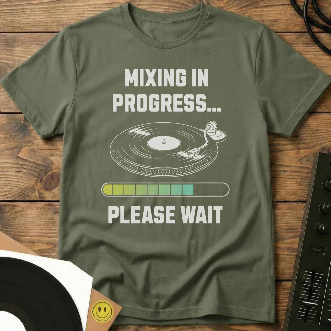 Mixing In Progress T-Shirt Military Green / S Mixing In Progress T-Shirt