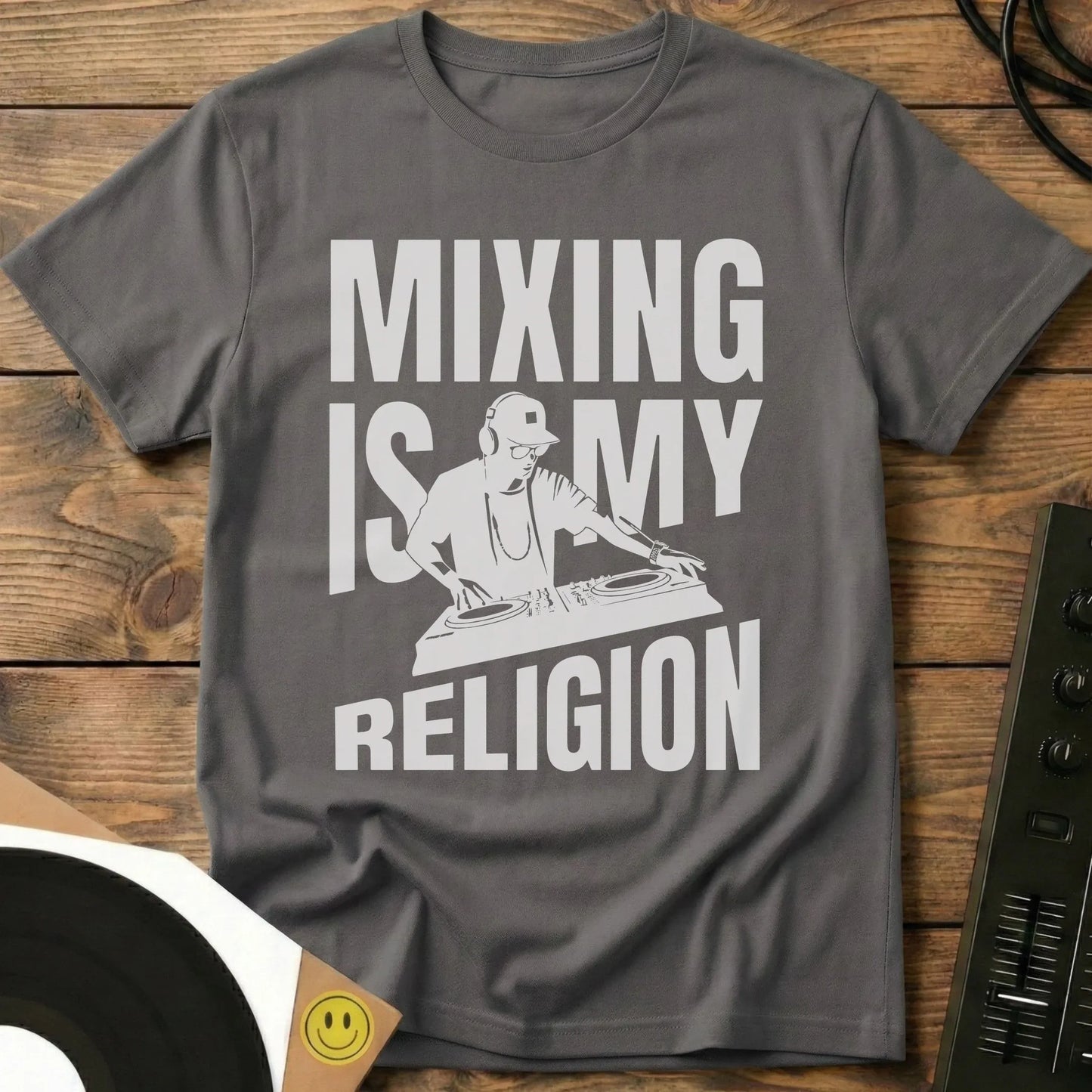 Mixing Is My Religion T-Shirt Charcoal / S Mixing Is My Religion T-Shirt