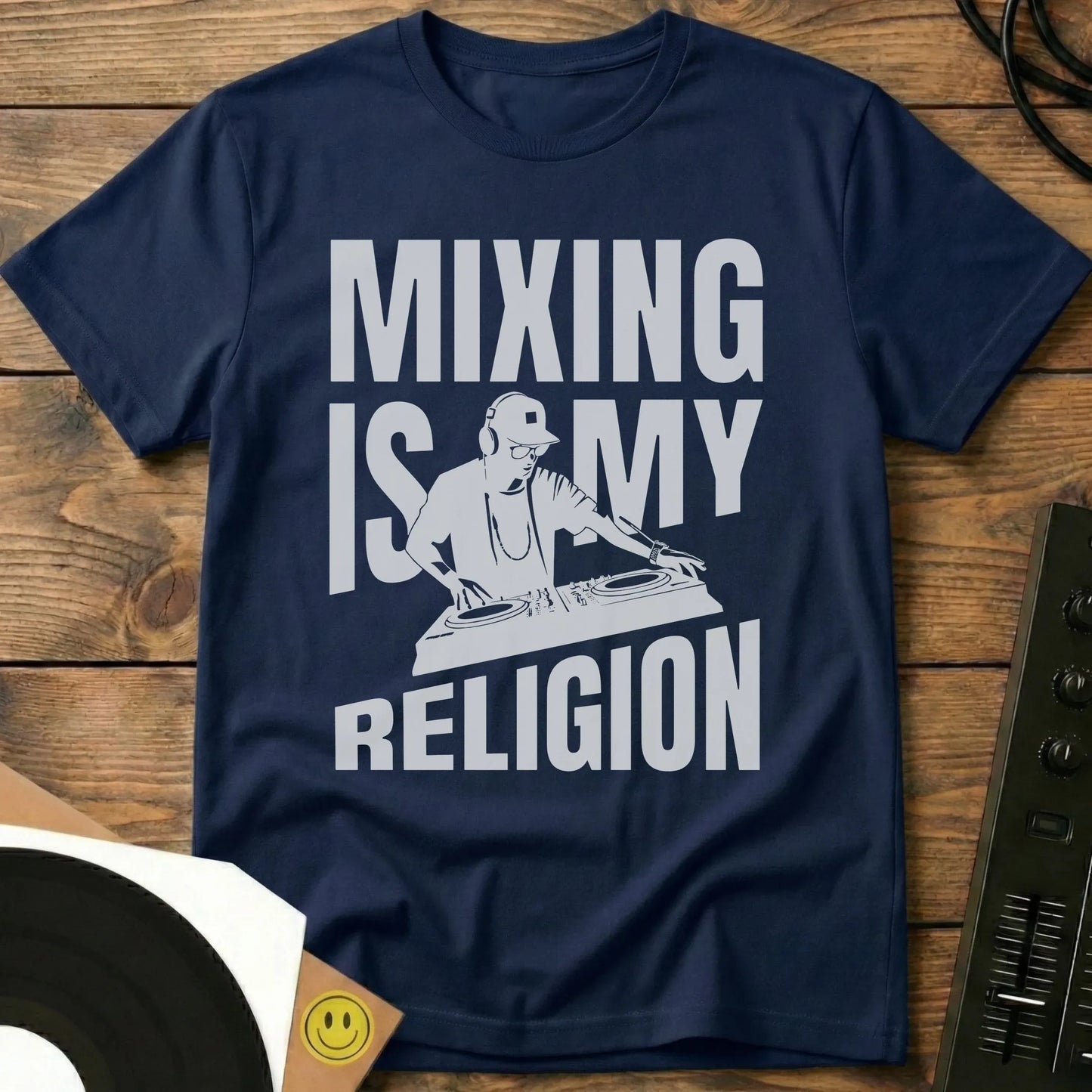 Mixing Is My Religion T-Shirt Navy / S Mixing Is My Religion T-Shirt