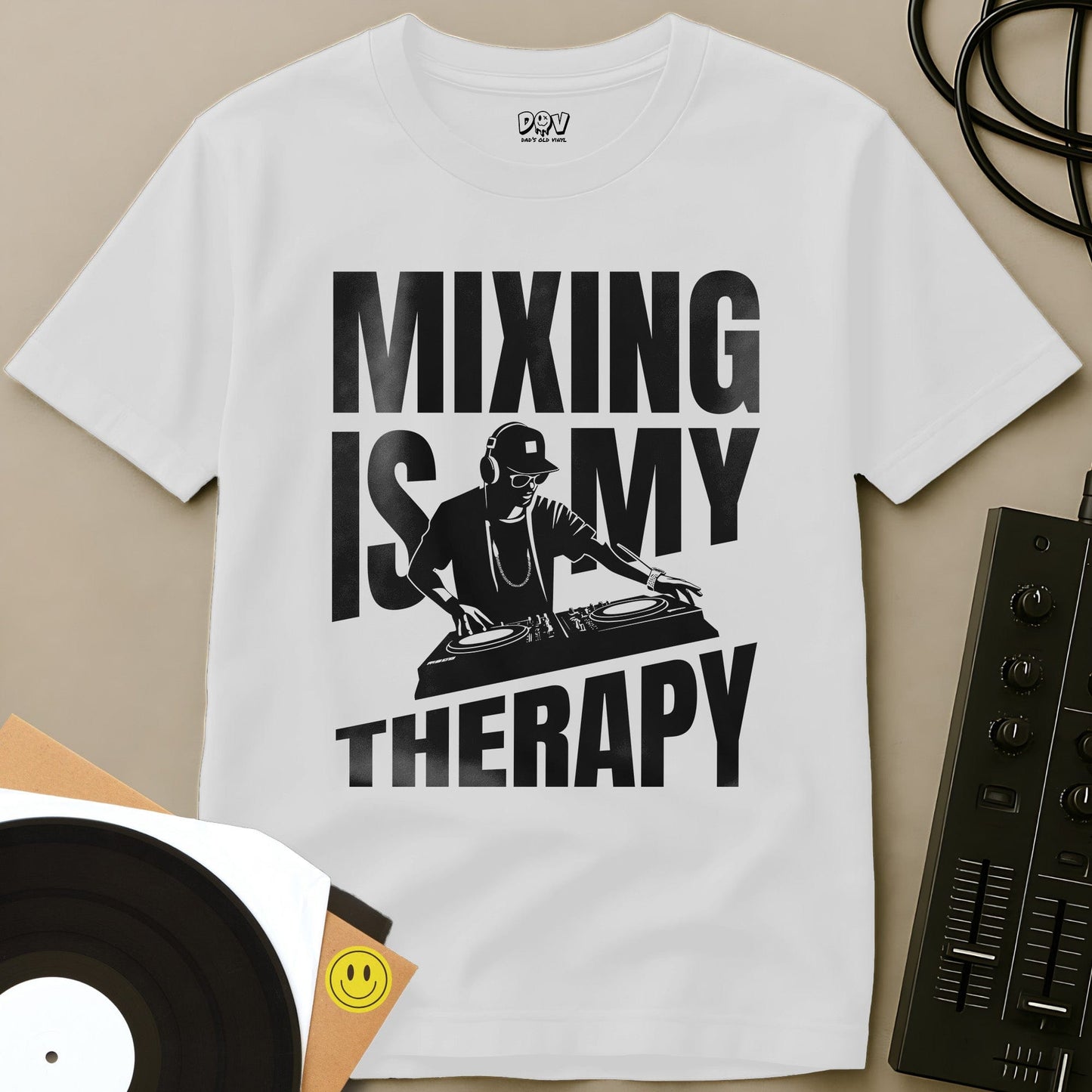 Mixing Is My Therapy T-Shirt White / S Mixing Is My Therapy T-Shirt