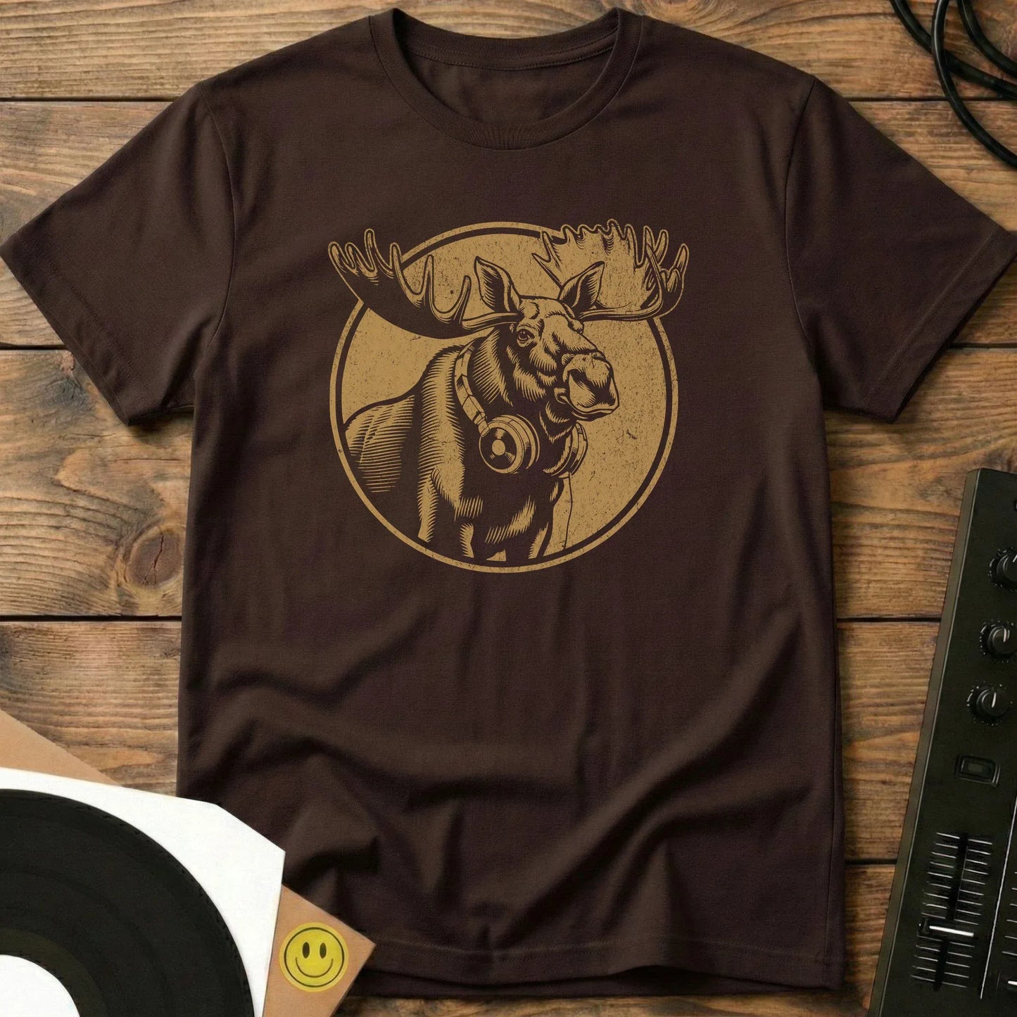 Mixing Moose T-Shirt Dark Chocolate / S Mixing Moose T-Shirt