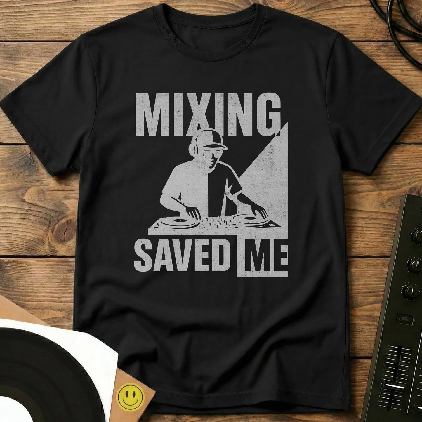 Mixing Saved Me T-Shirt Black / S Mixing Saved Me T-Shirt