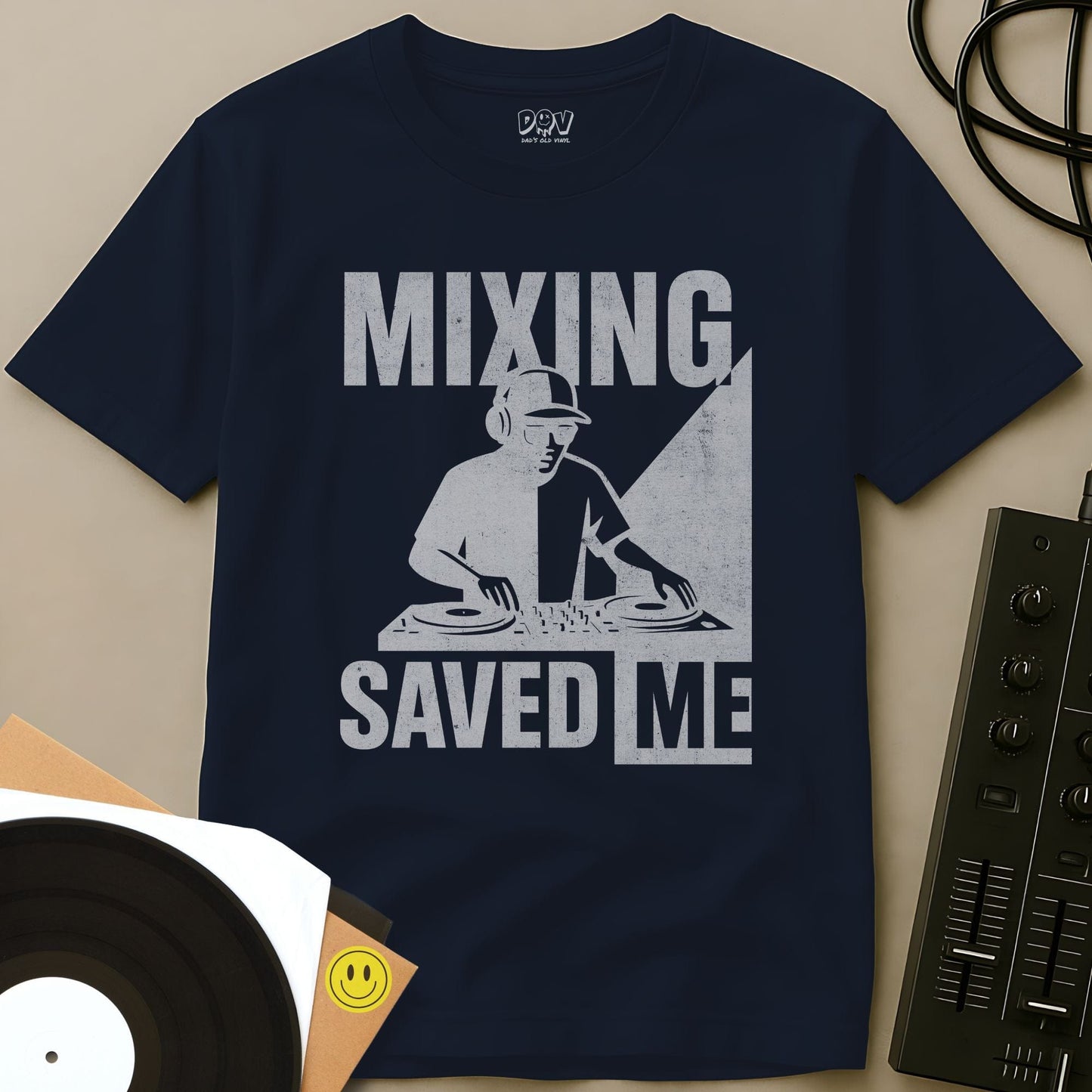Mixing Saved Me T-Shirt Navy / S Mixing Saved Me T-Shirt