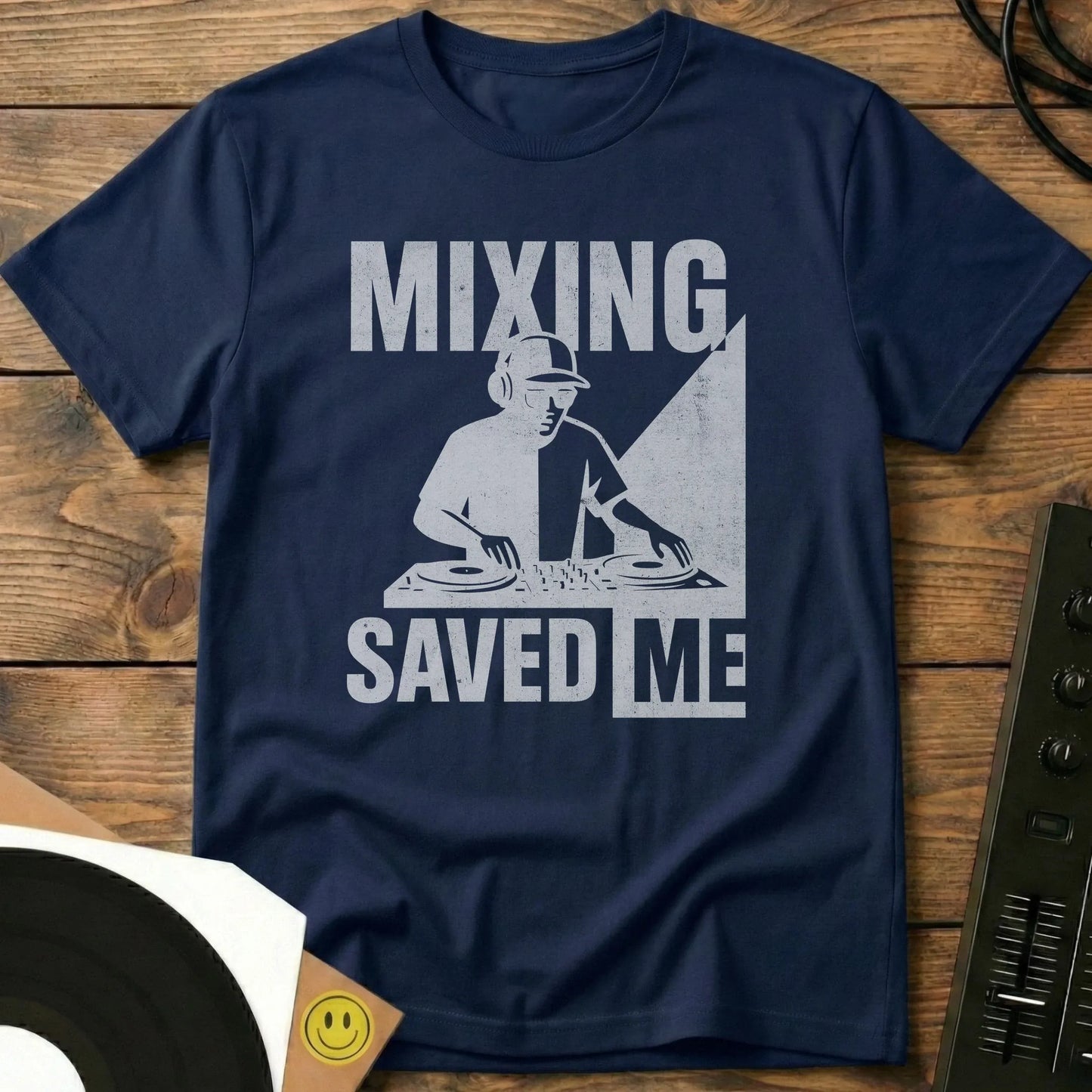 Mixing Saved Me T-Shirt Navy / S Mixing Saved Me T-Shirt