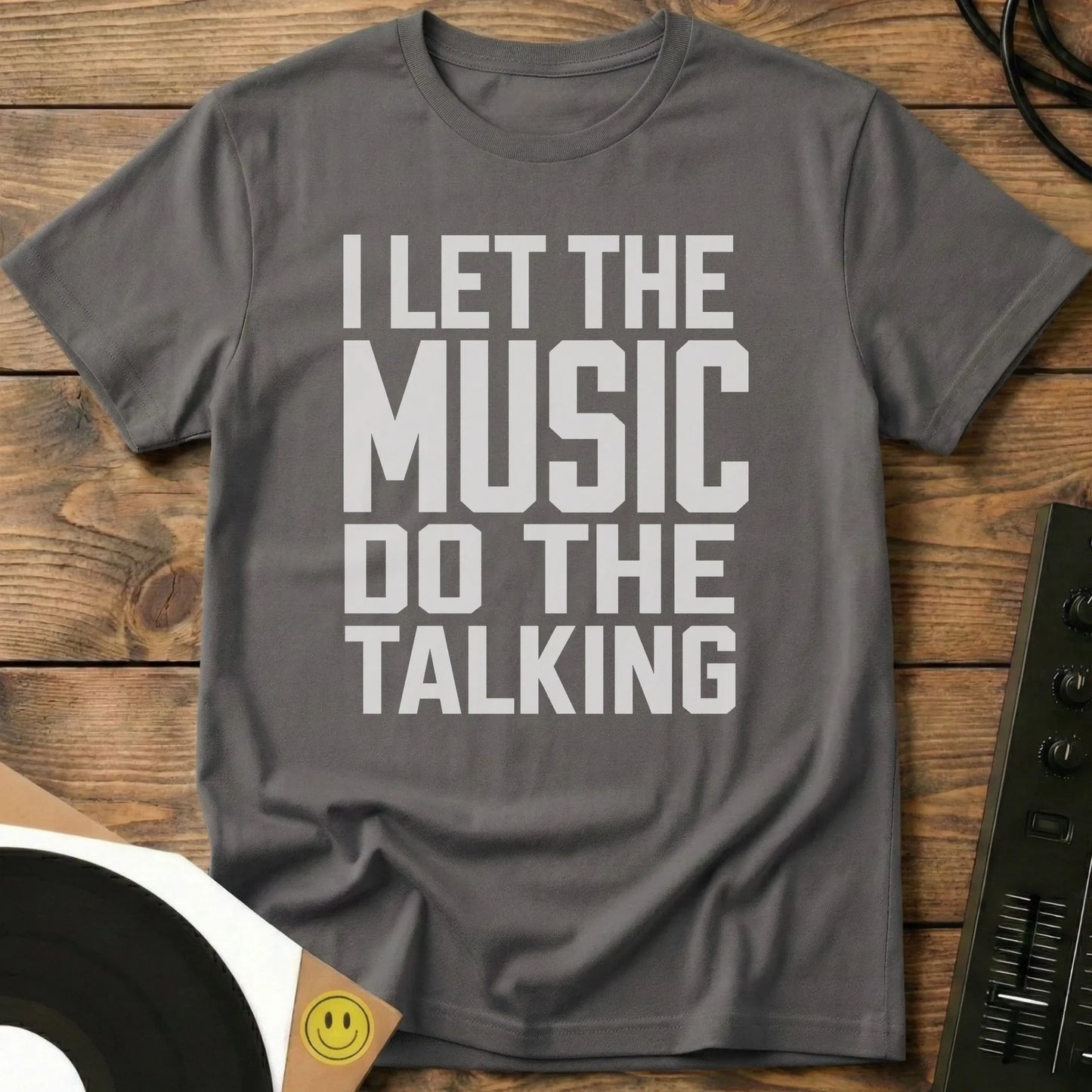 Music Do The Talking T-Shirt Charcoal / S Music Do The Talking T-Shirt