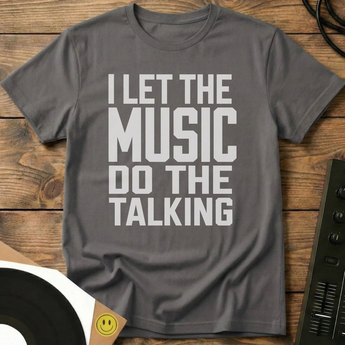 Music Do The Talking T-Shirt Charcoal / S Music Do The Talking T-Shirt