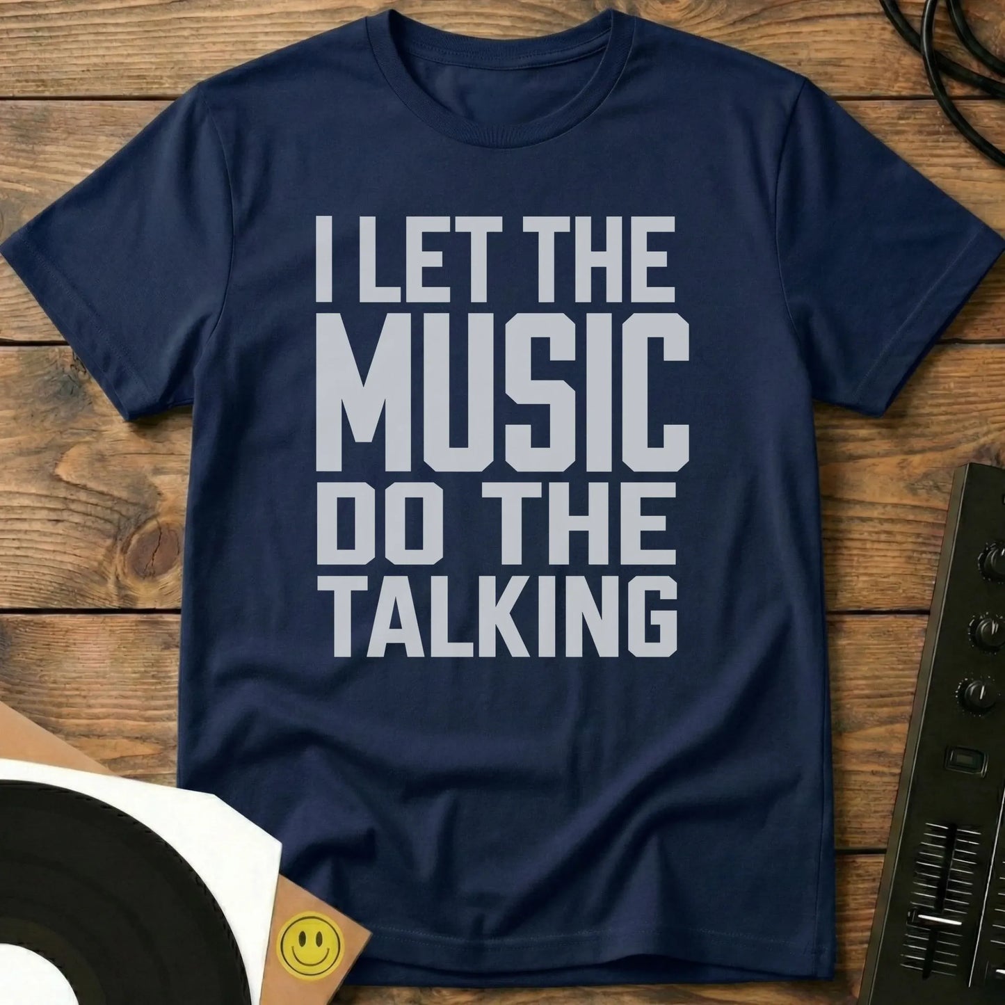Music Do The Talking T-Shirt Navy / S Music Do The Talking T-Shirt