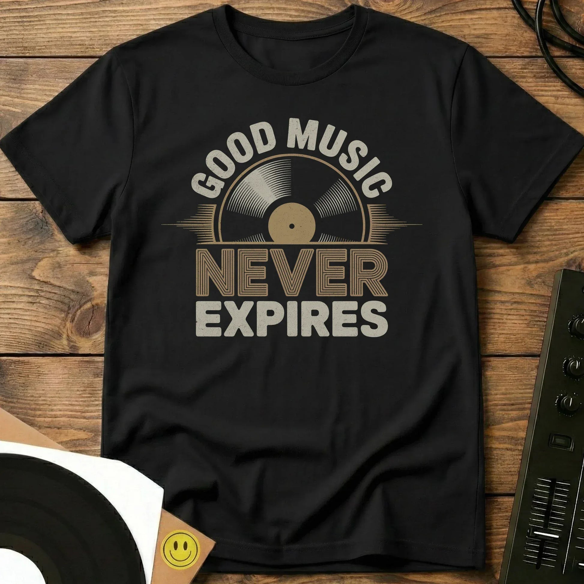 Music Never Expires T-Shirt Black / S Music Never Expires T-Shirt