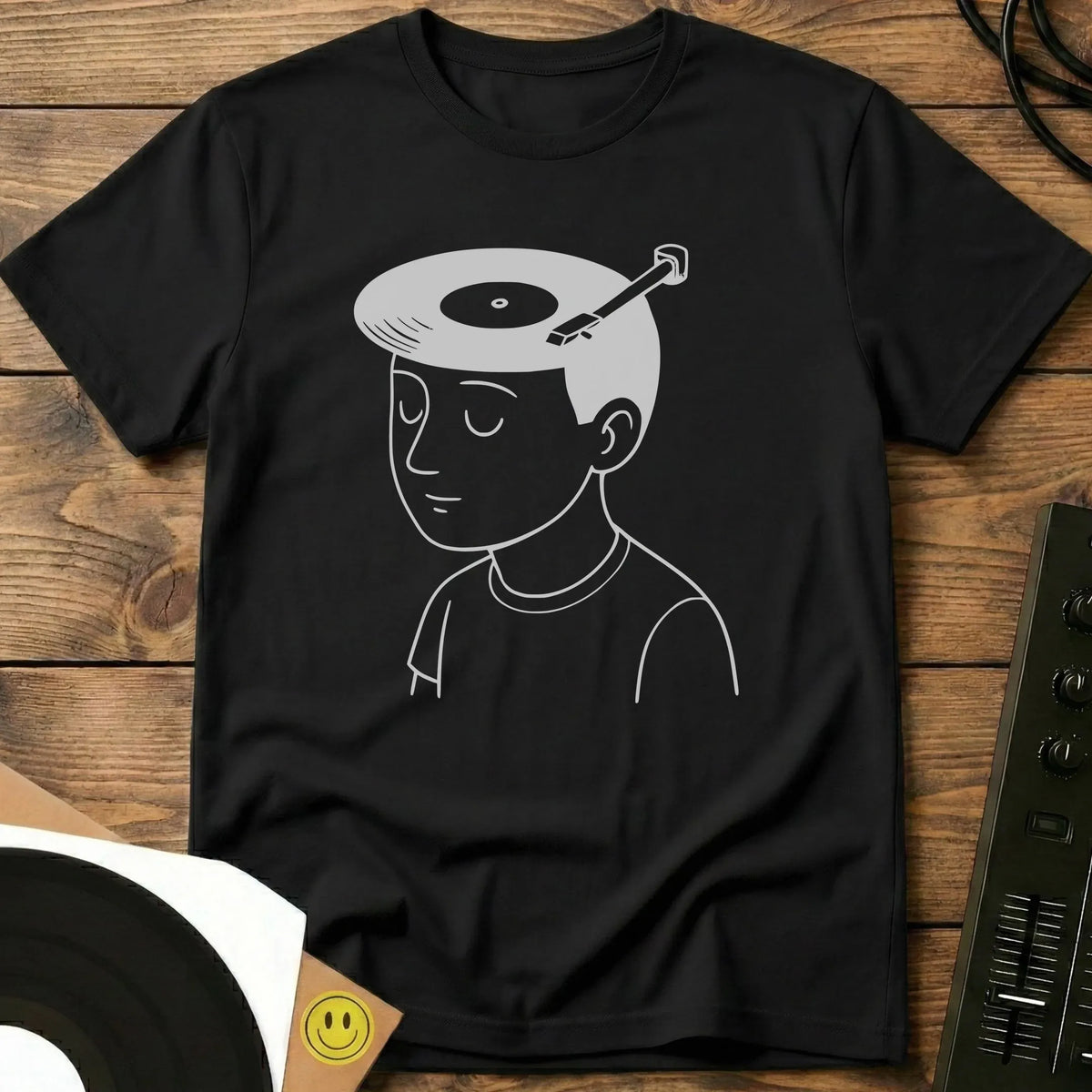 Music On My Mind T-Shirt Black / S Music On My Mind T-Shirt