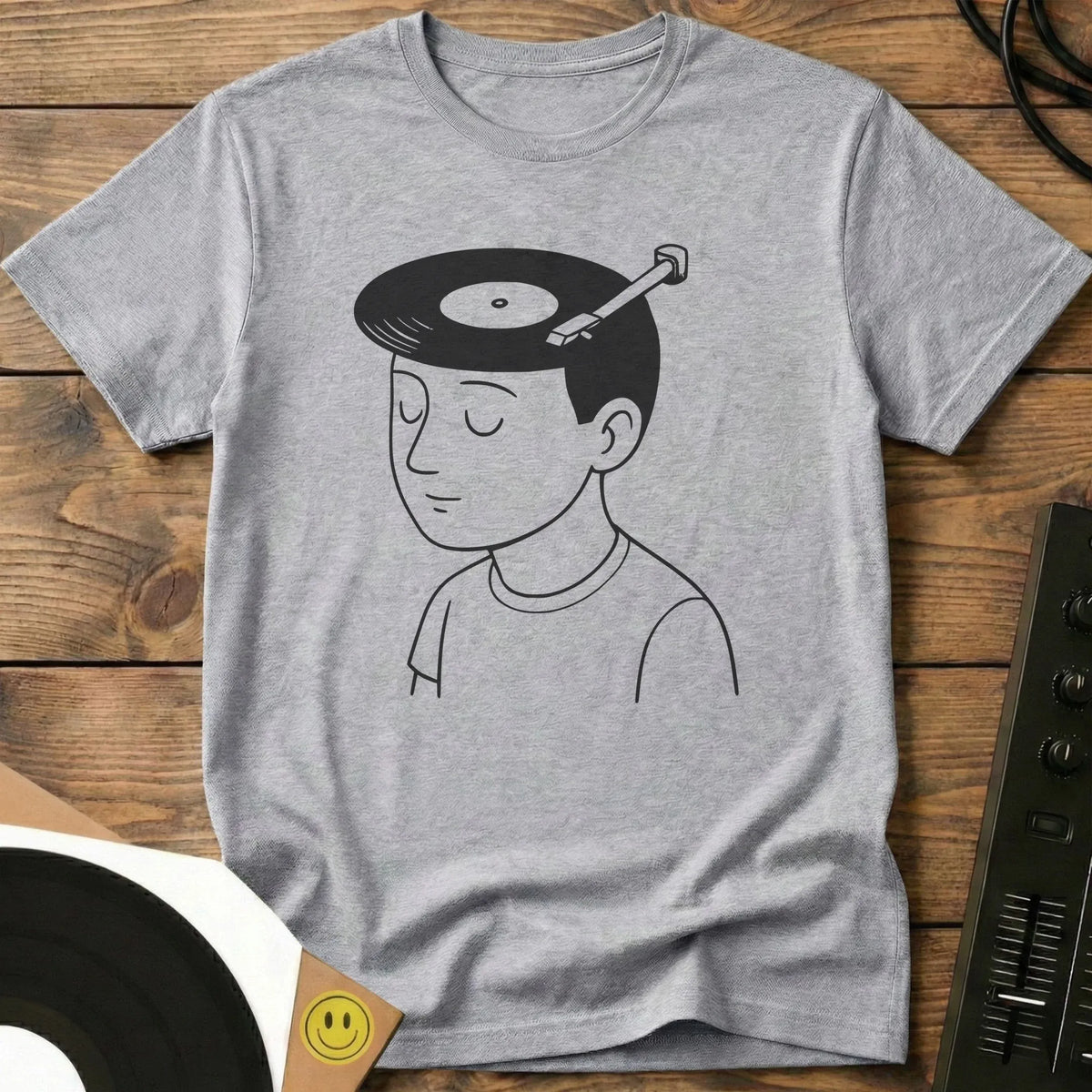 Music On My Mind T-Shirt Sport Grey / S Music On My Mind T-Shirt