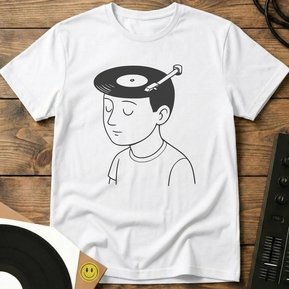 Music On My Mind T-Shirt White / S Music On My Mind T-Shirt