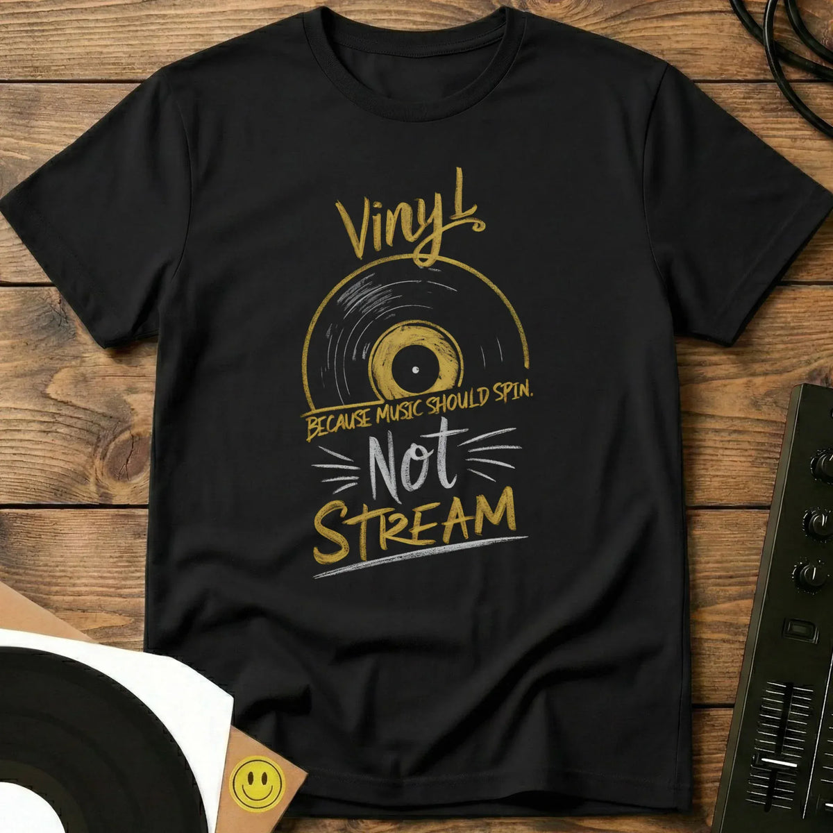 Music Should Spin T-Shirt Black / S Music Should Spin T-Shirt