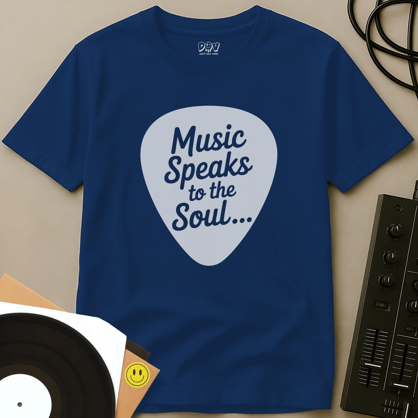 Music Speaks To The Soul T-Shirt Royal / S Music Speaks To The Soul T-Shirt