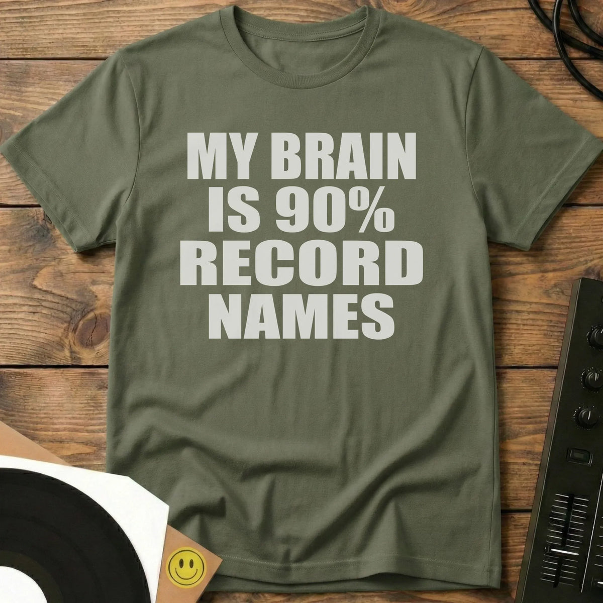 My Brain T-Shirt Military Green / S My Brain T-Shirt