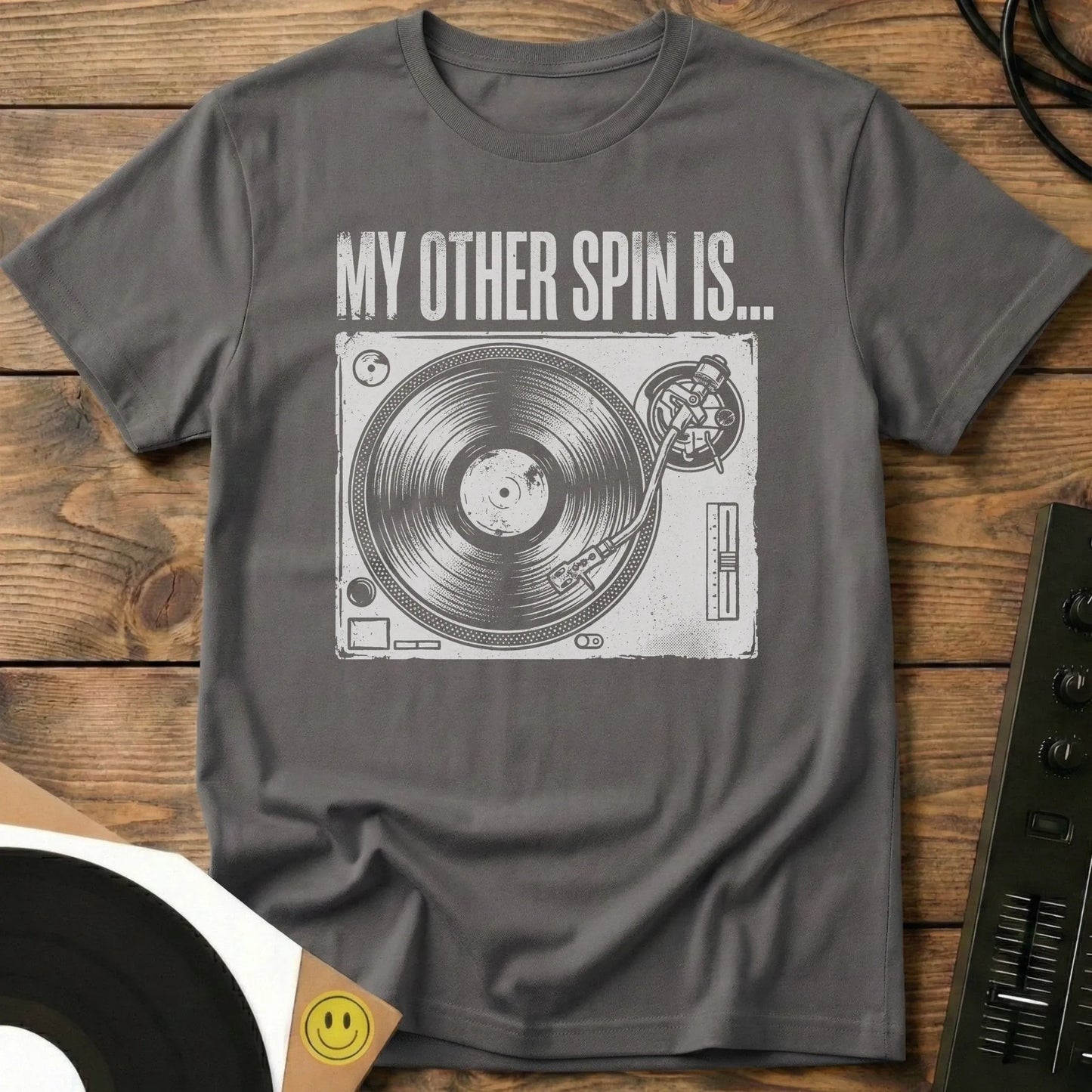 My Other Spin T-Shirt Charcoal / S My Other Spin T-Shirt