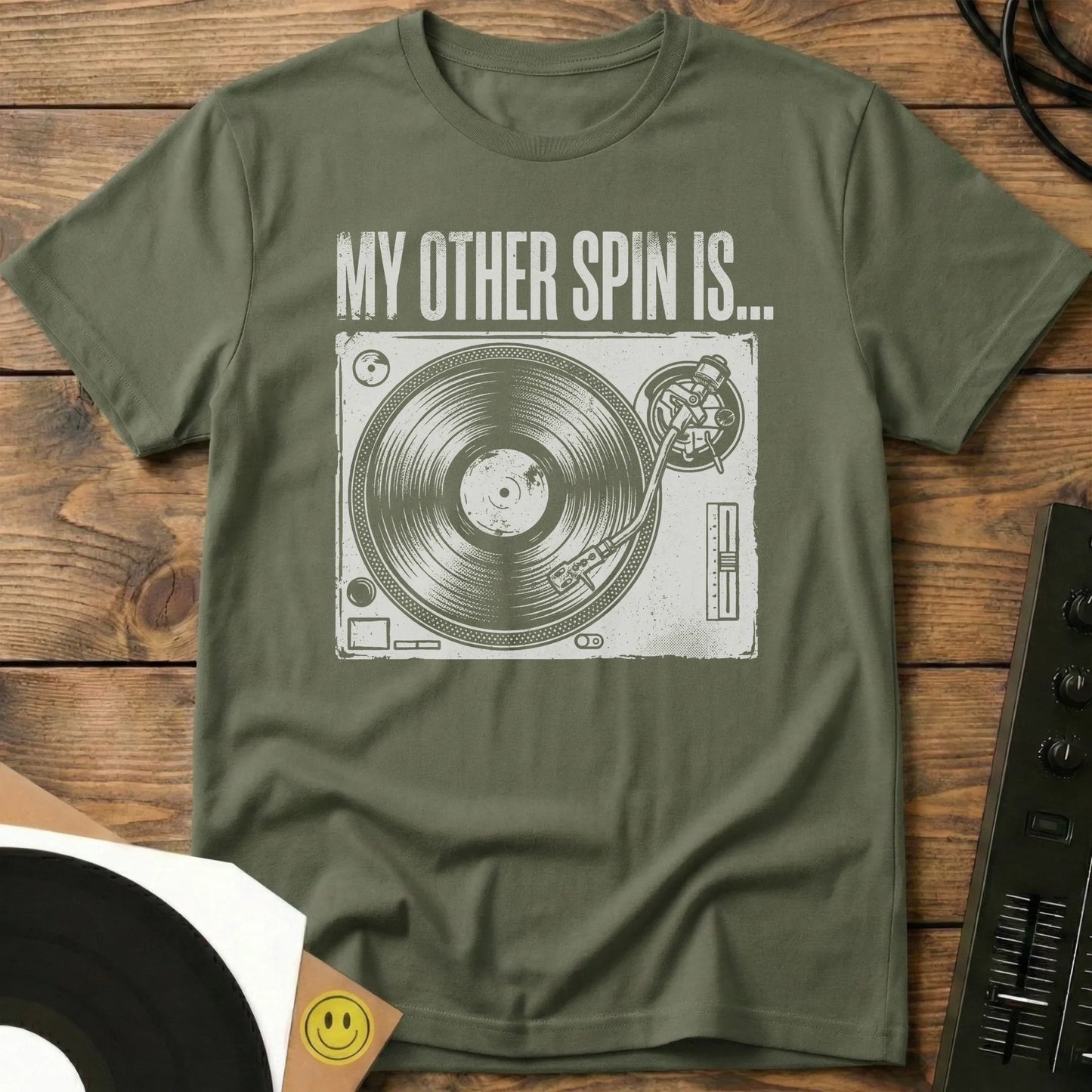 My Other Spin T-Shirt Military Green / S My Other Spin T-Shirt