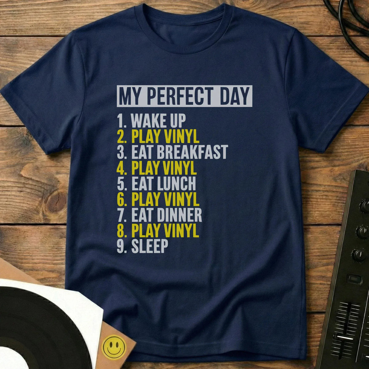 My Perfect Day T-Shirt Navy / S My Perfect Day T-Shirt