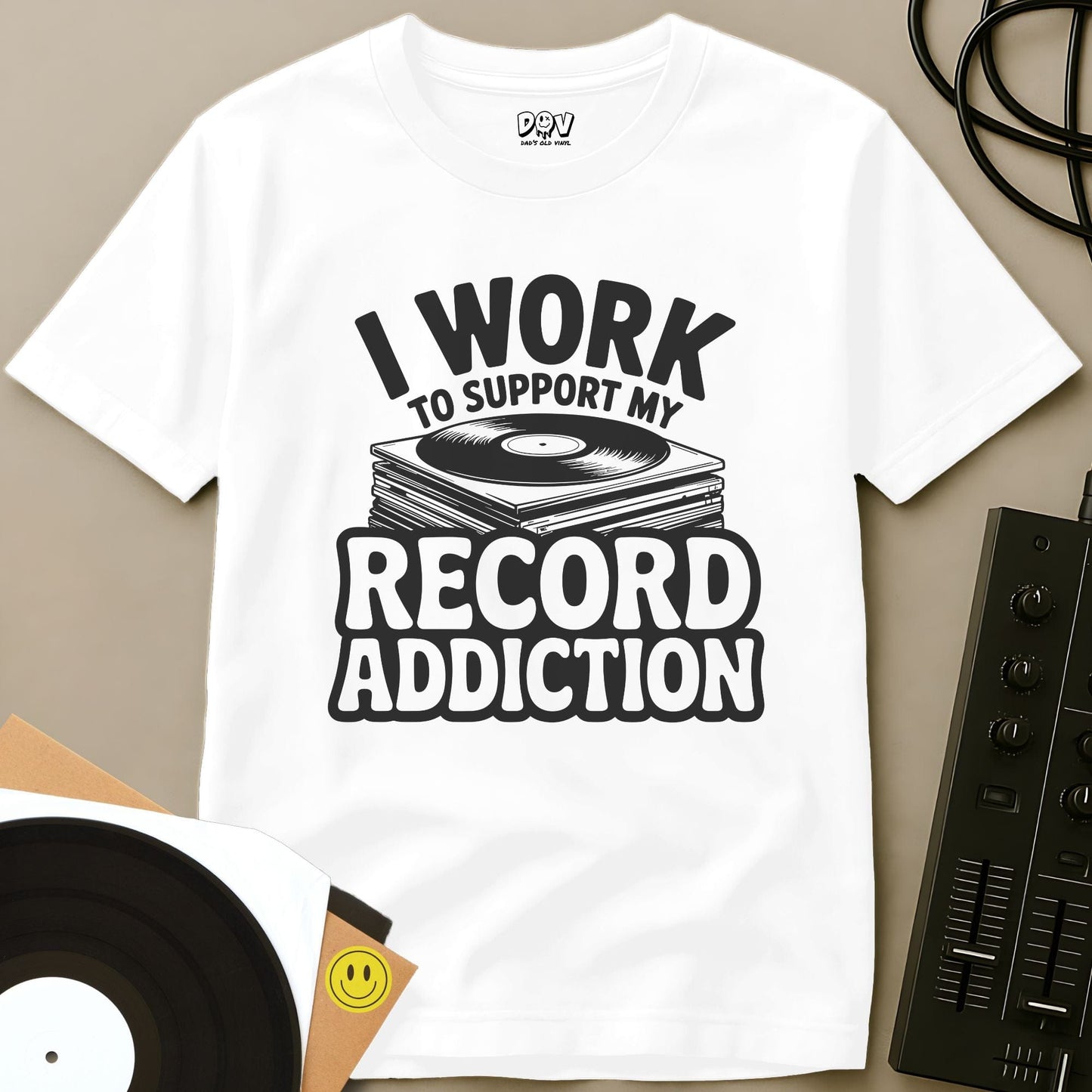 My Record Addiction T-Shirt White / S My Record Addiction T-Shirt