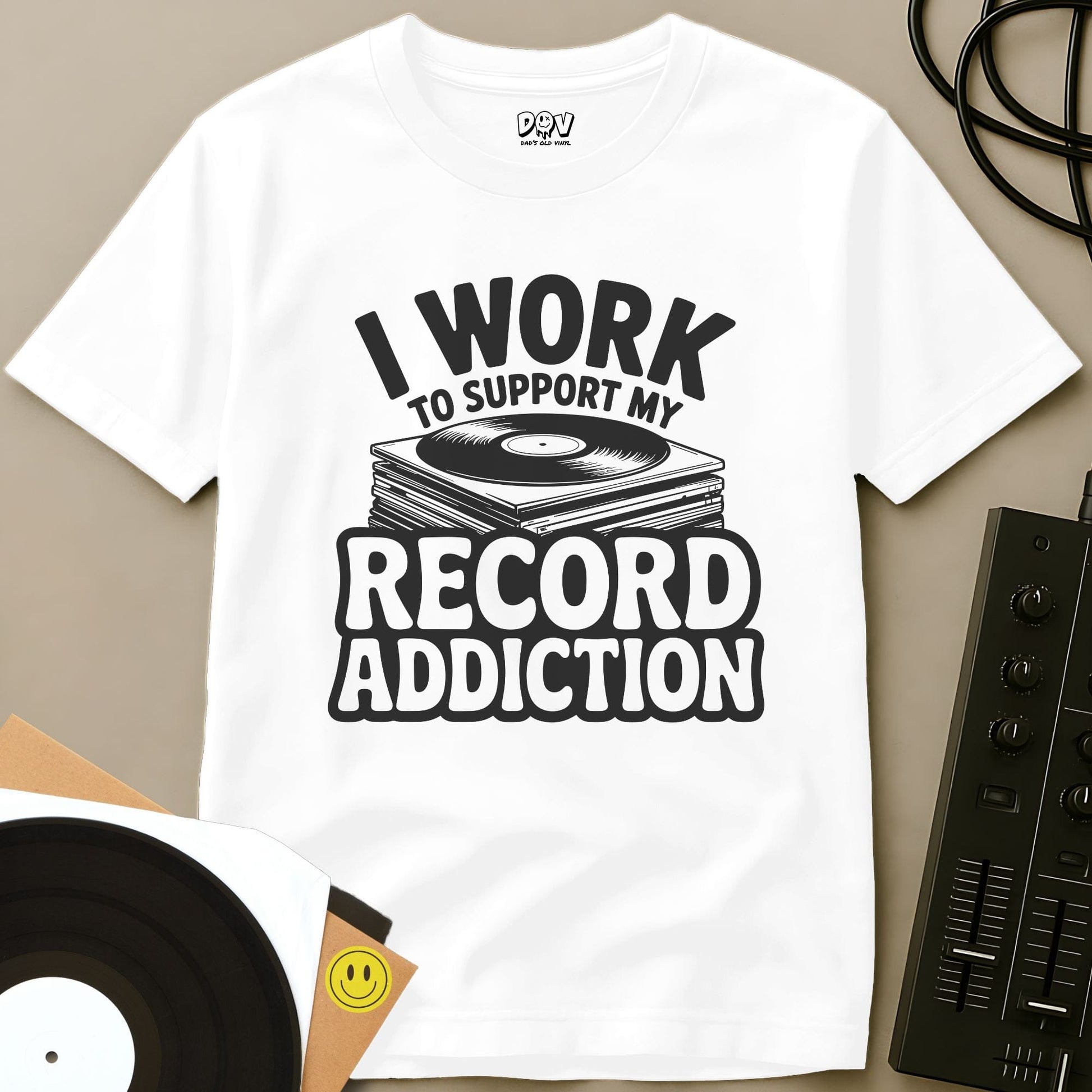My Record Addiction T-Shirt White / S My Record Addiction T-Shirt