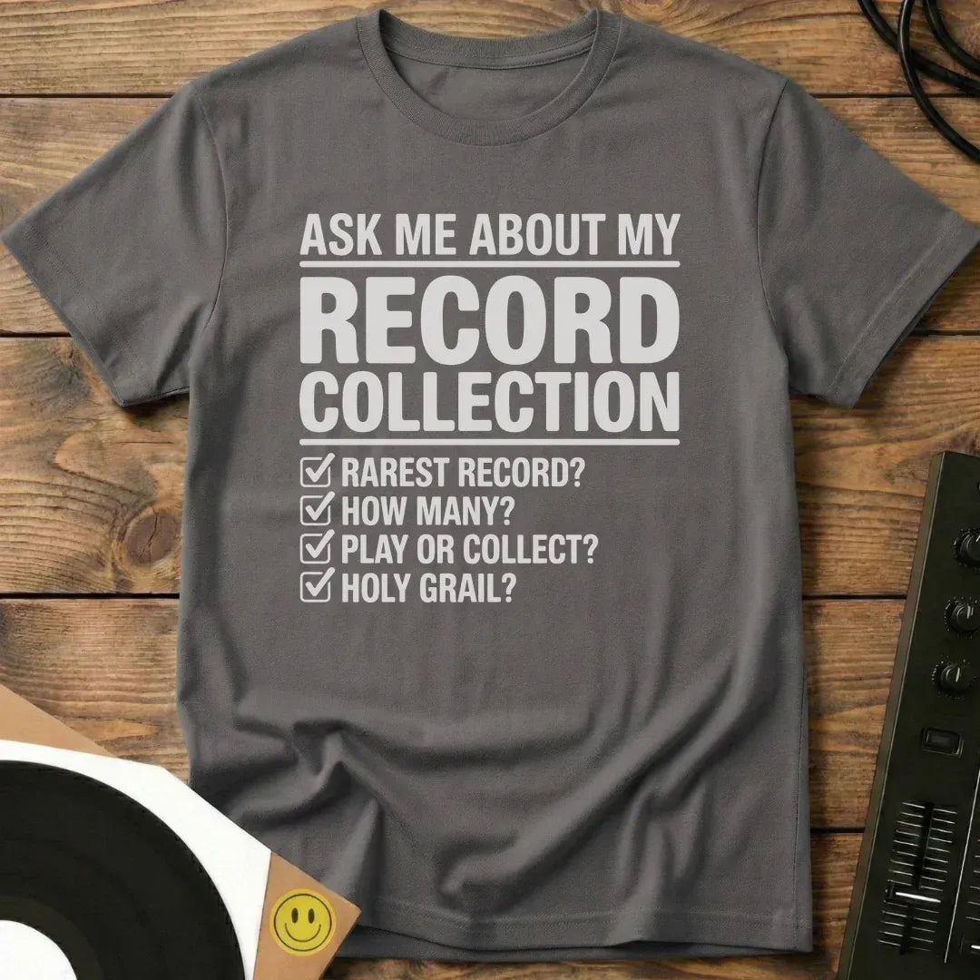 My Record Collection T-Shirt Charcoal / S My Record Collection T-Shirt