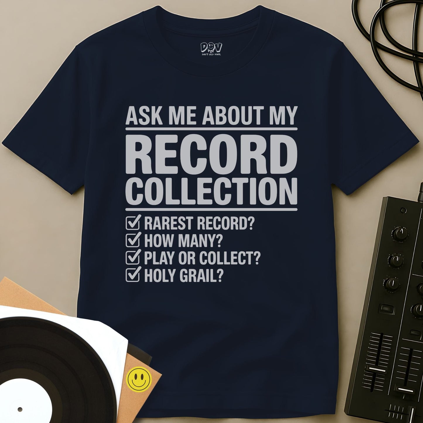 My Record Collection T-Shirt Navy / S My Record Collection T-Shirt