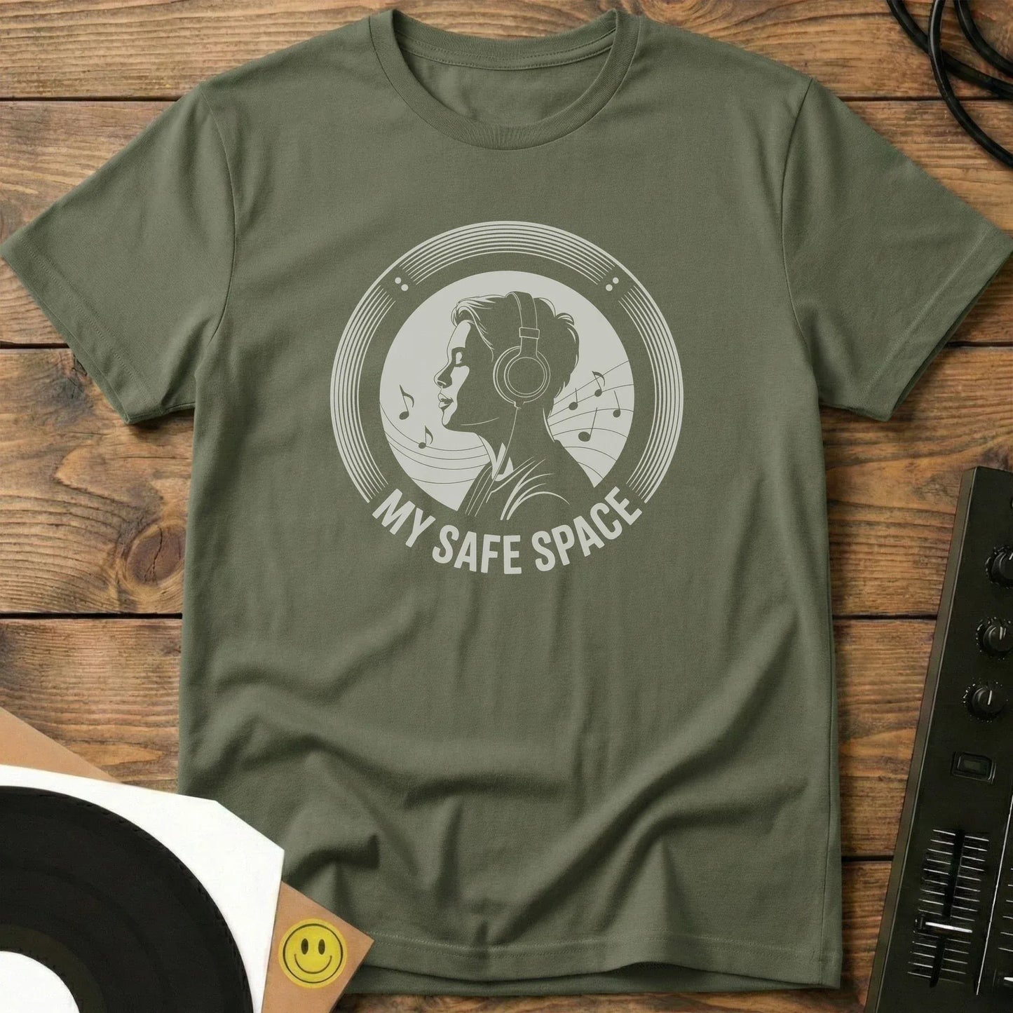 My Safe Place T-Shirt Military Green / S My Safe Place T-Shirt