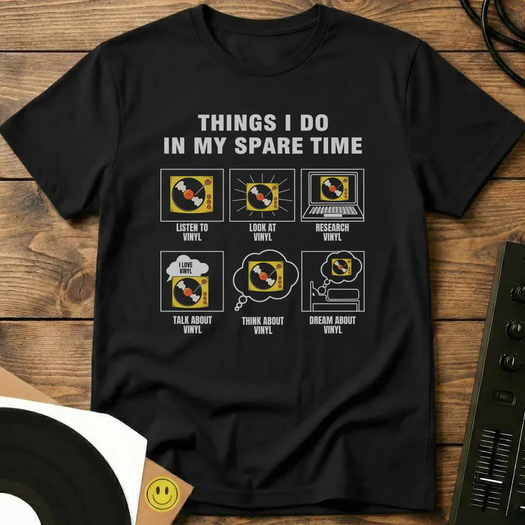 My Spare Time  T-Shirt Black / S My Spare Time  T-Shirt