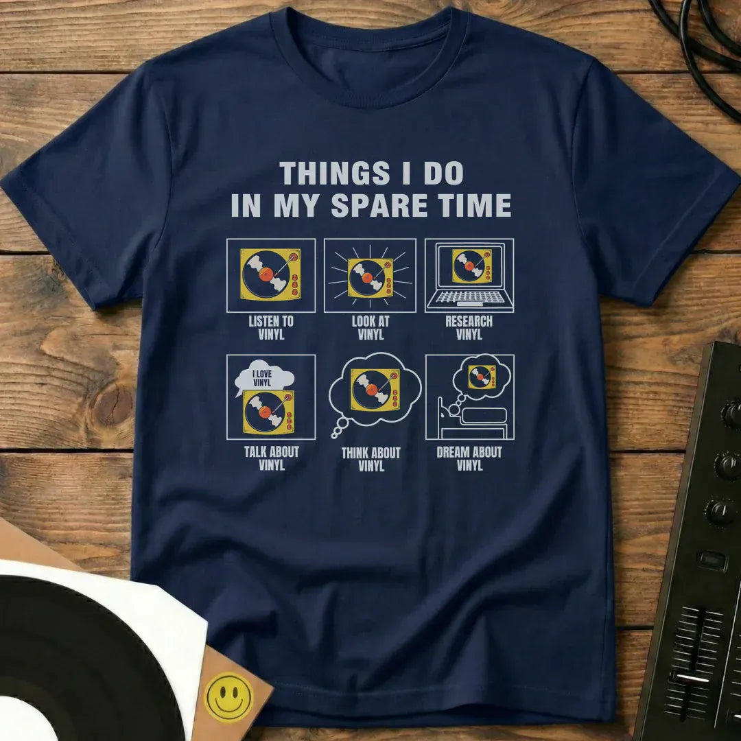 My Spare Time  T-Shirt Navy / S My Spare Time  T-Shirt
