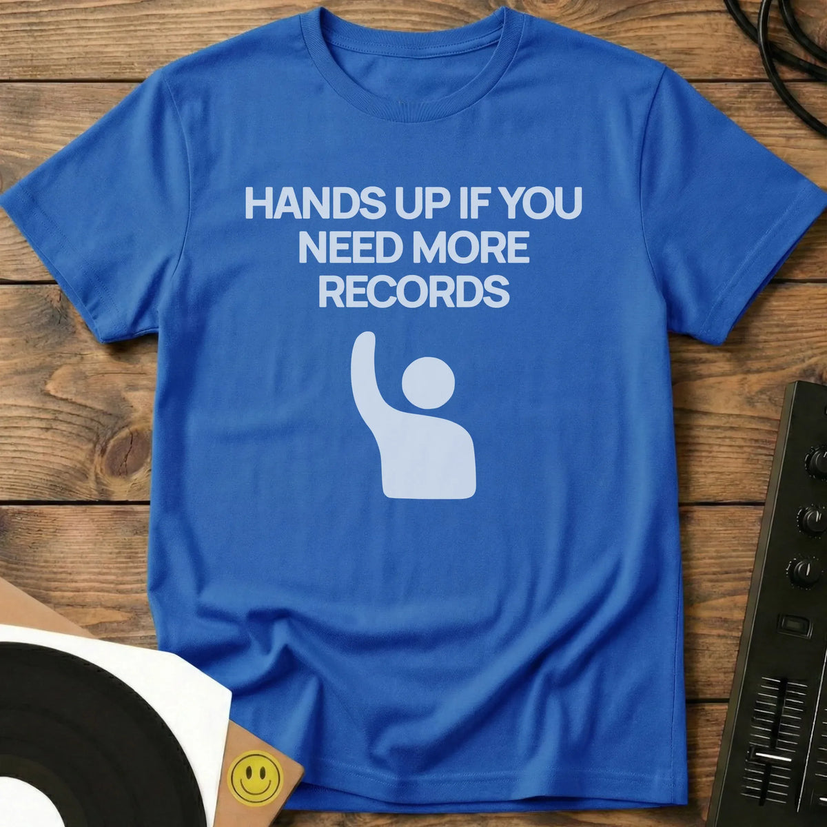 Need More Records T-Shirt Royal / S Need More Records T-Shirt