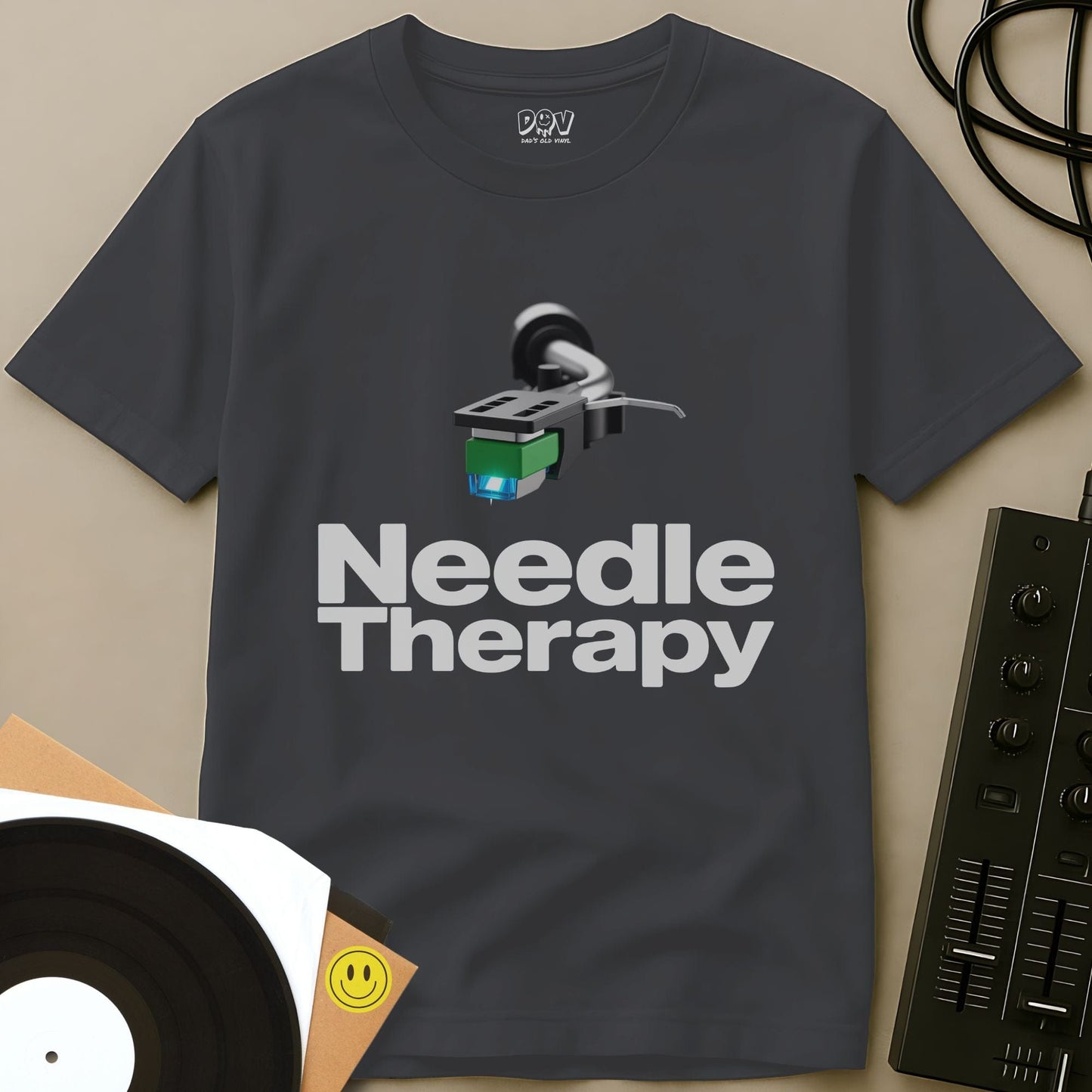 Needle Therapy T-Shirt Charcoal / S Needle Therapy T-Shirt