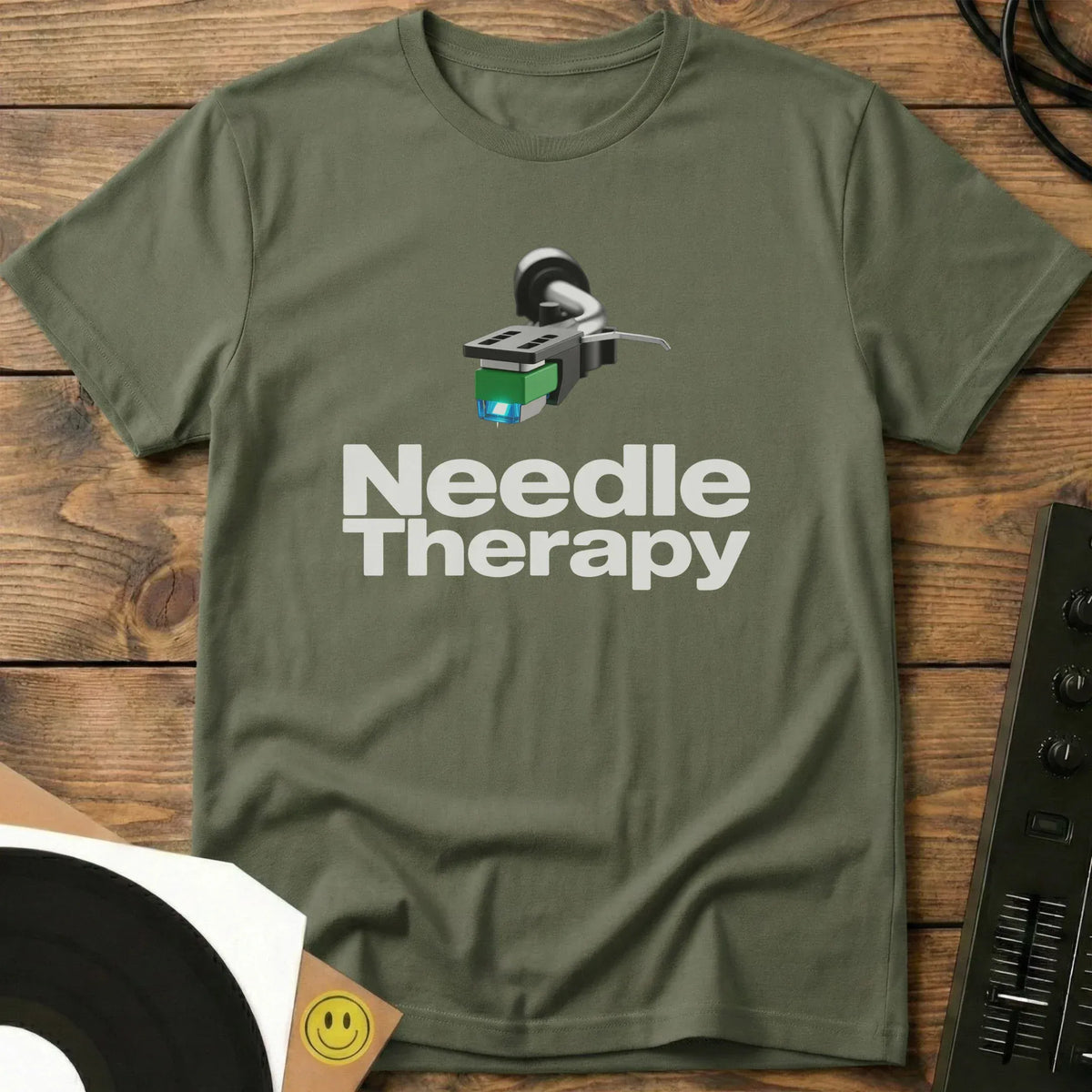 Needle Therapy T-Shirt Military Green / S Needle Therapy T-Shirt