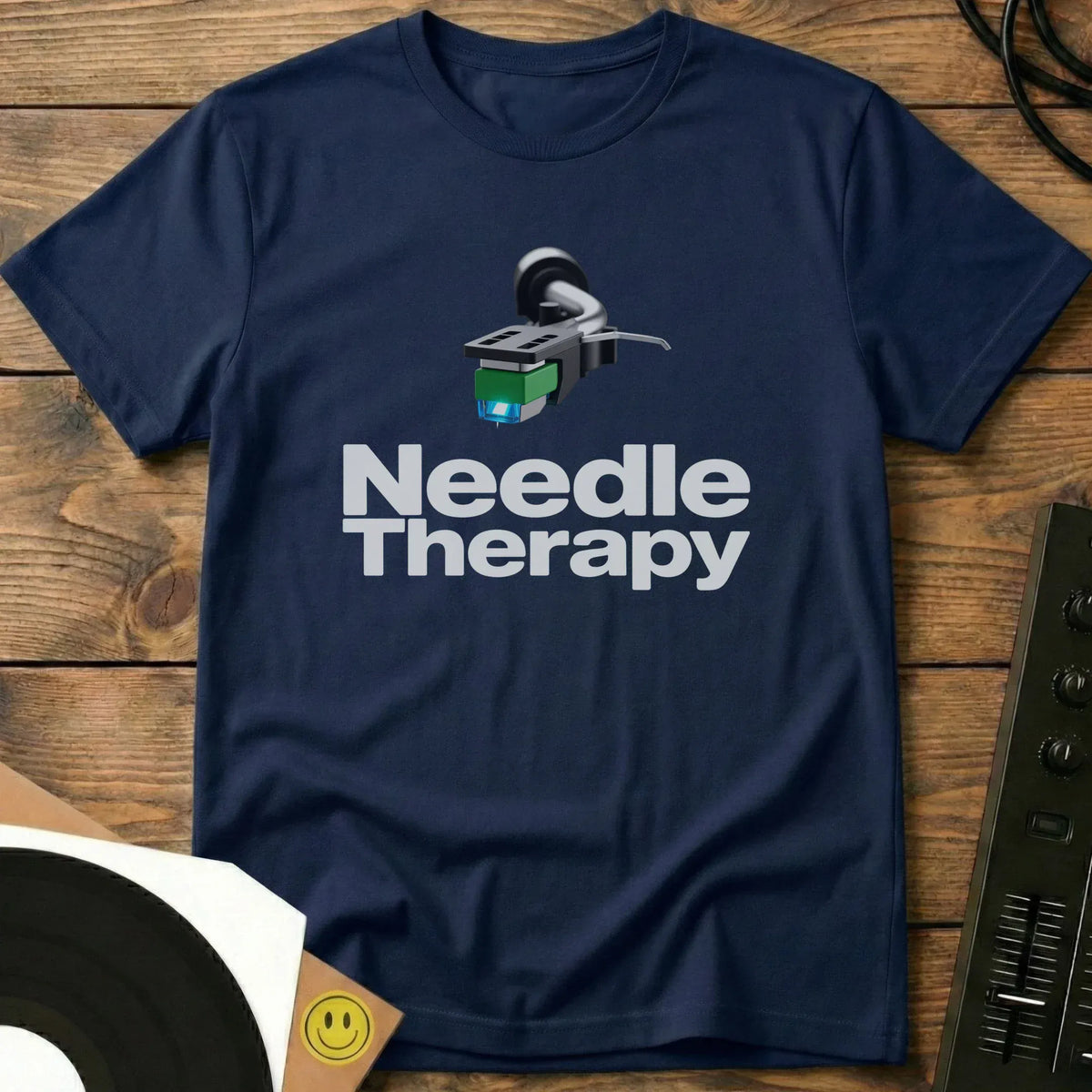 Needle Therapy T-Shirt Navy / S Needle Therapy T-Shirt