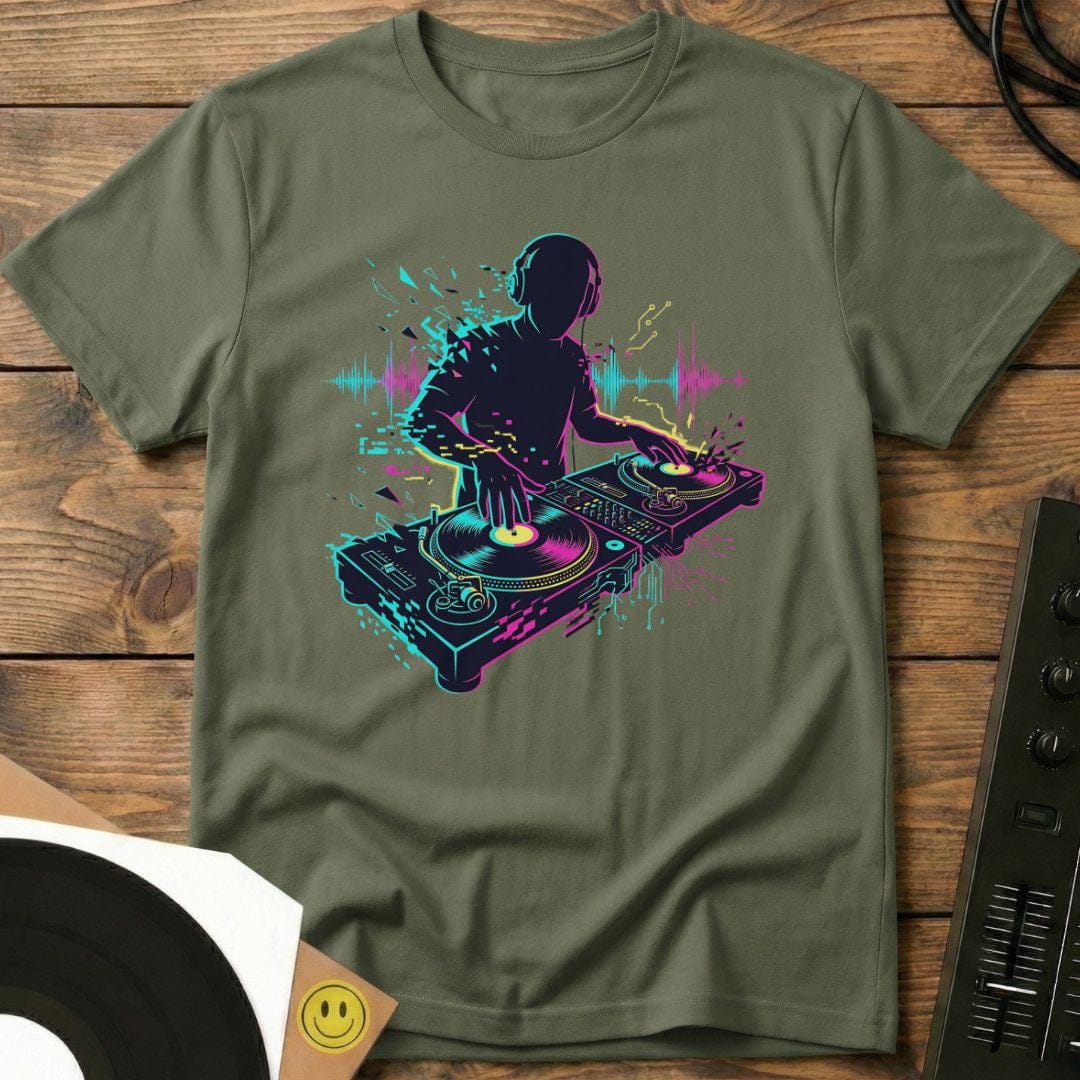 Neon Spin T-Shirt Military Green / S Neon Spin T-Shirt