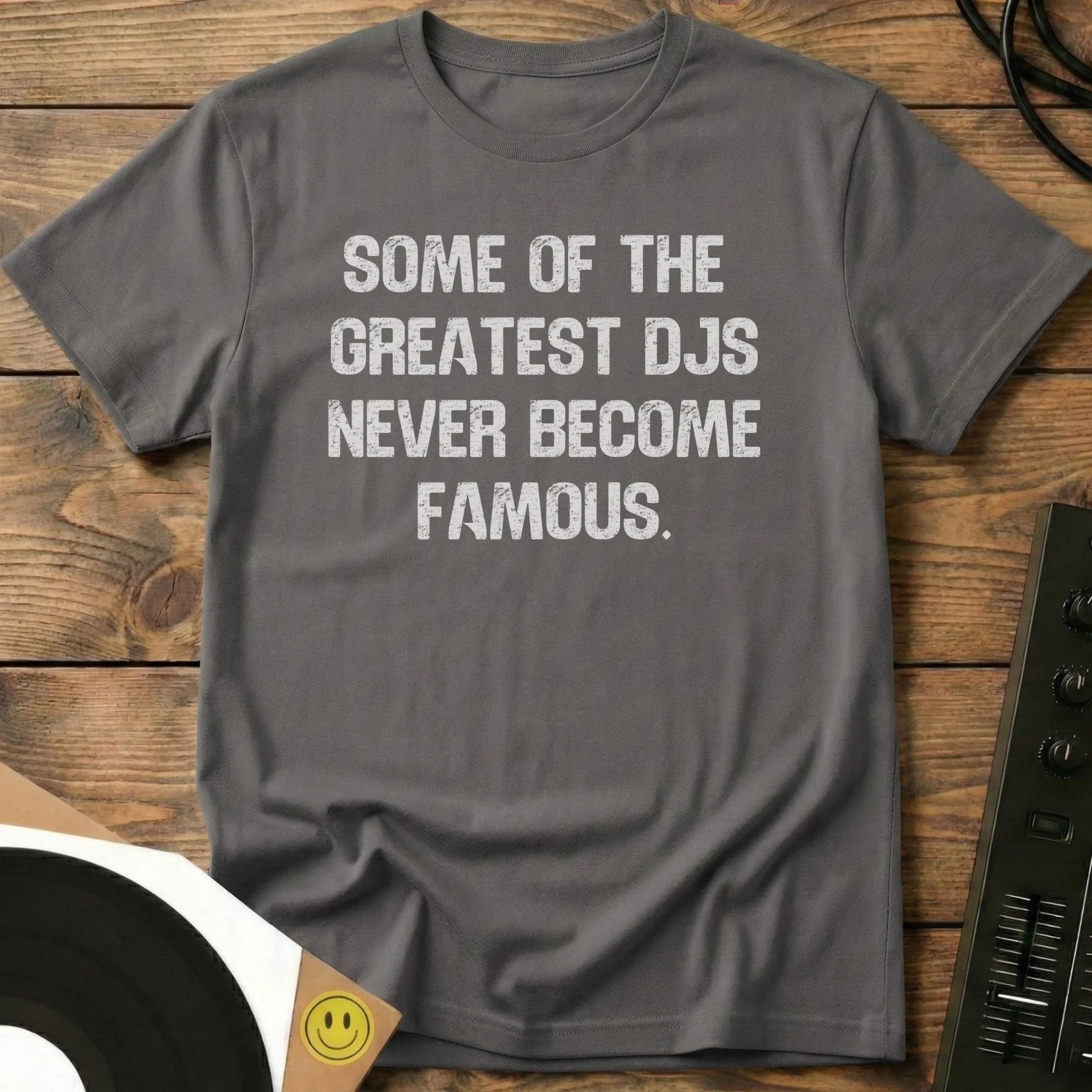 Never Become Famous T-Shirt Charcoal / S Never Become Famous T-Shirt