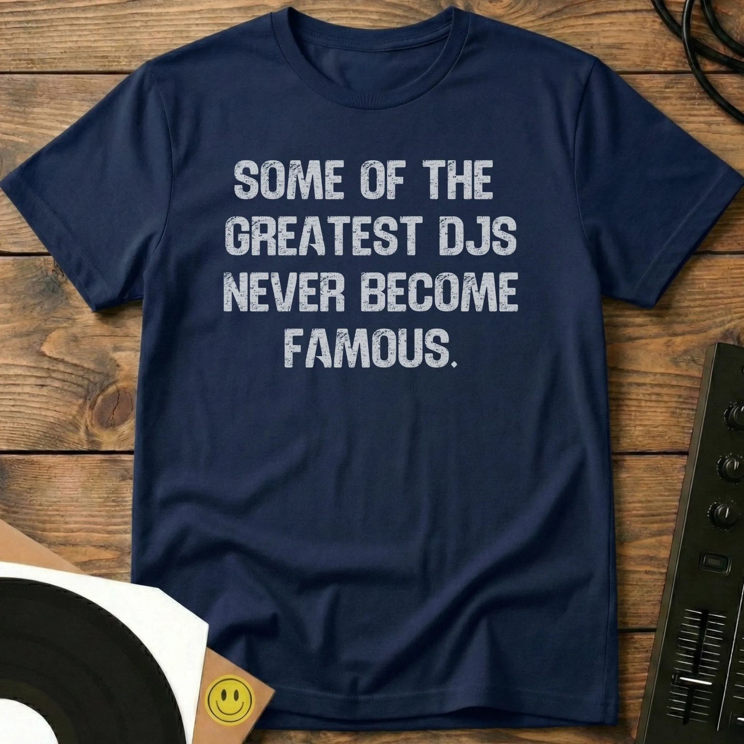 Never Become Famous T-Shirt Navy / S Never Become Famous T-Shirt