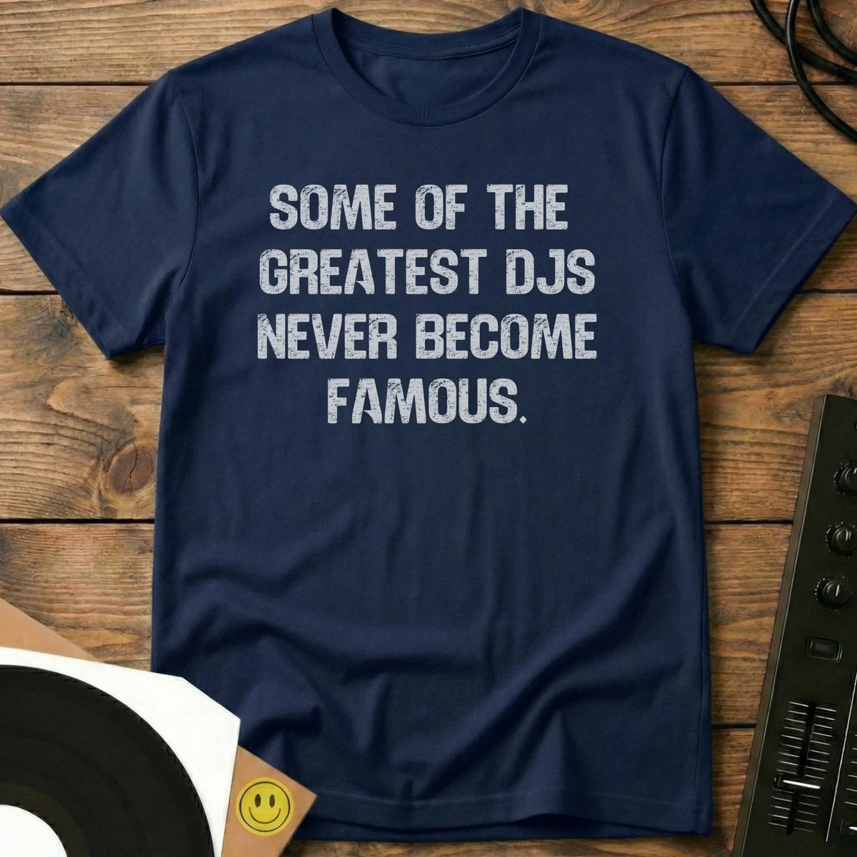 Never Become Famous T-Shirt Navy / S Never Become Famous T-Shirt