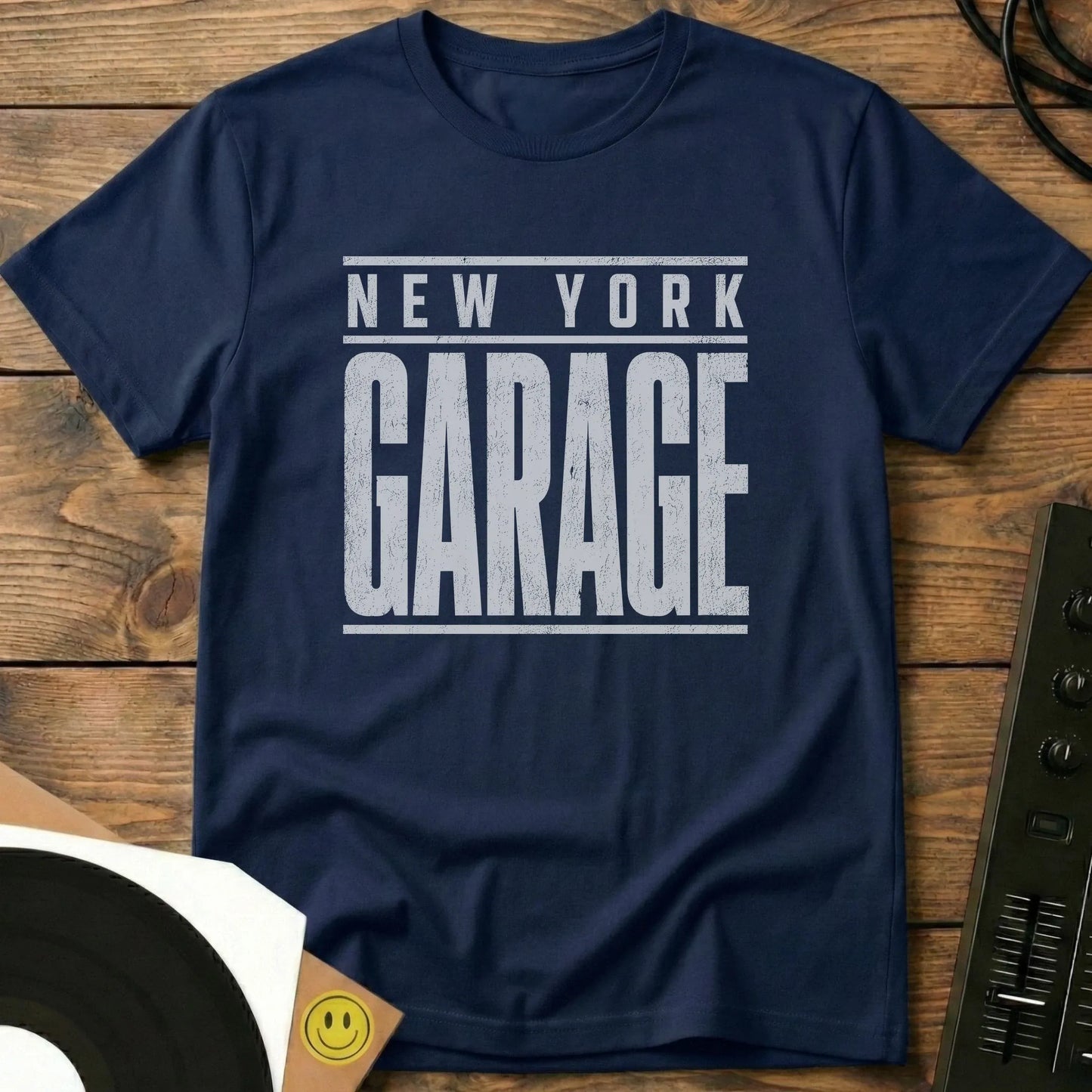 New York Garage T-Shirt Navy / S New York Garage T-Shirt