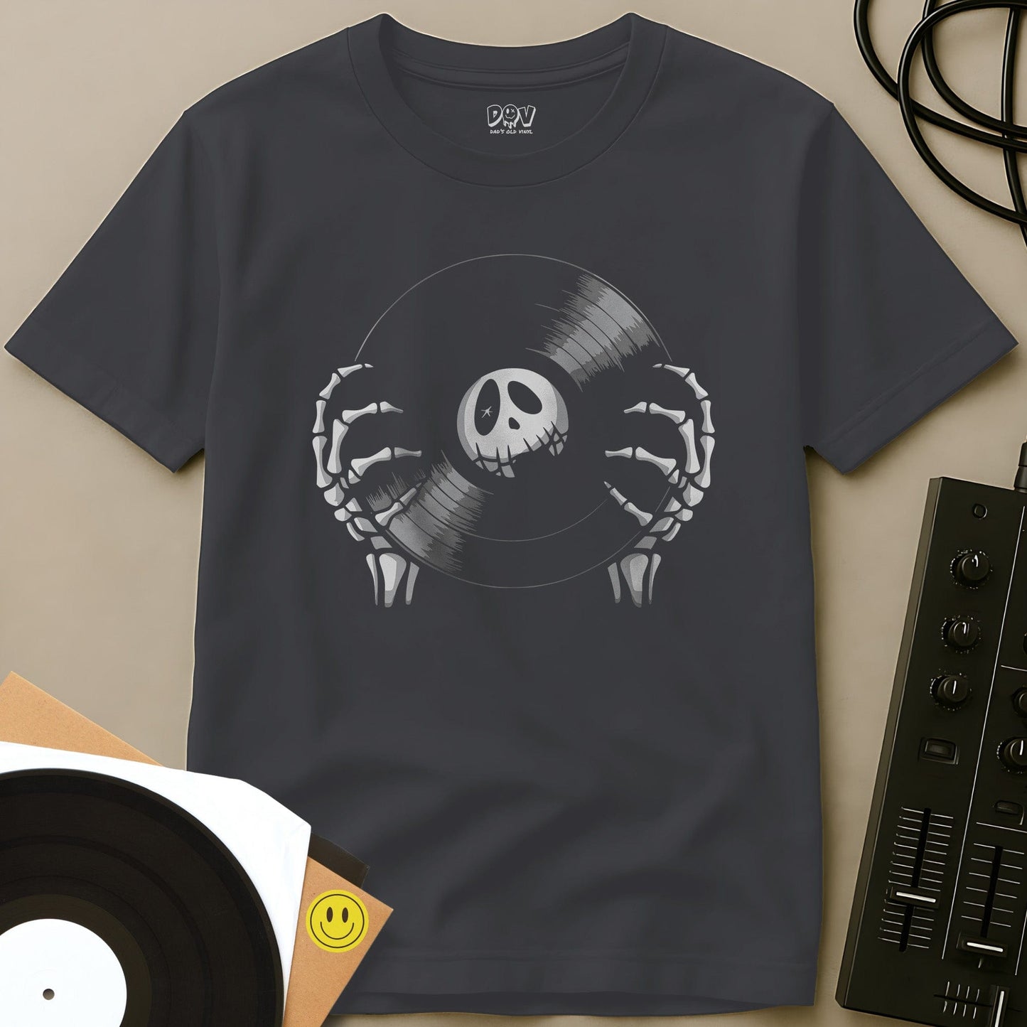 Nightmare Vinyl T-Shirt Charcoal / S Nightmare Vinyl T-Shirt
