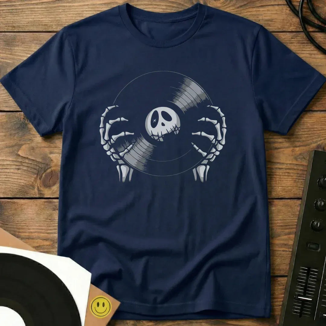 Nightmare Vinyl T-Shirt Navy / S Nightmare Vinyl T-Shirt