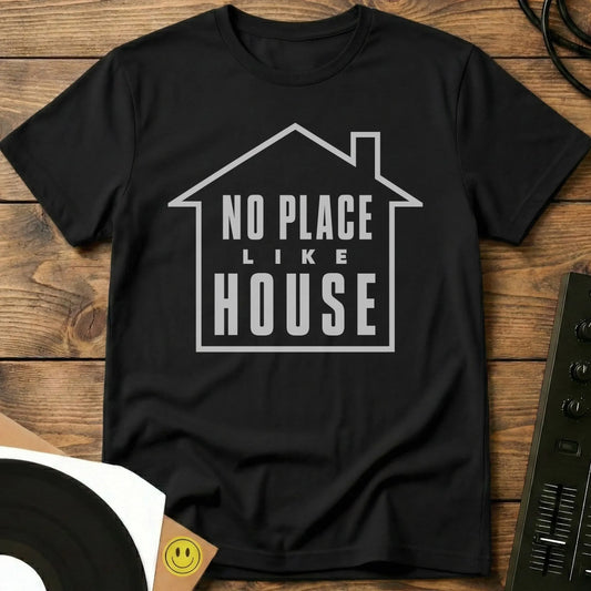 No Place Like House T-Shirt Black / S No Place Like House T-Shirt