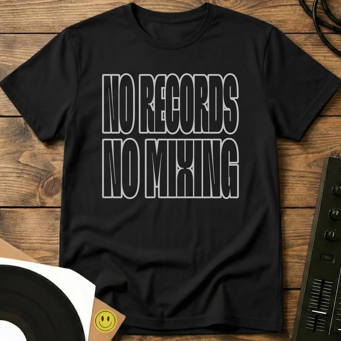 No Records No Mixing T-Shirt Black / S No Records No Mixing T-Shirt