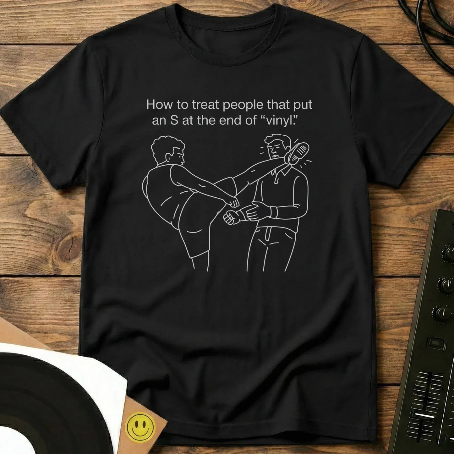 No S On Vinyl T-Shirt Black / S No S On Vinyl T-Shirt
