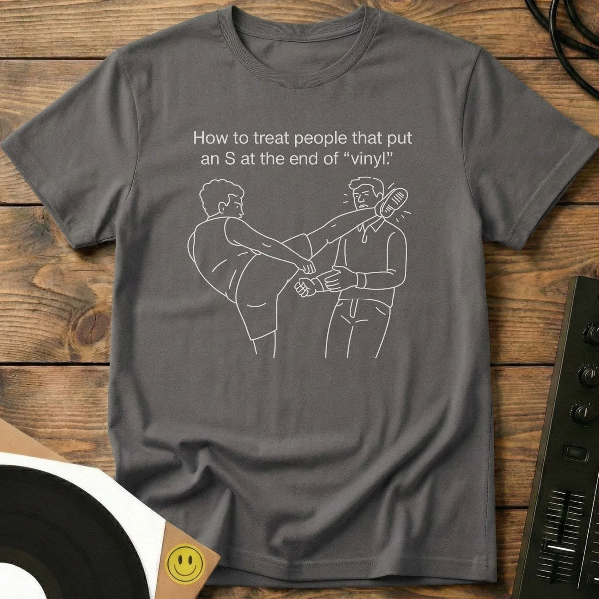 No S On Vinyl T-Shirt Charcoal / S No S On Vinyl T-Shirt