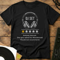 Nobody Danced DJ T-Shirt Black / S Nobody Danced DJ T-Shirt